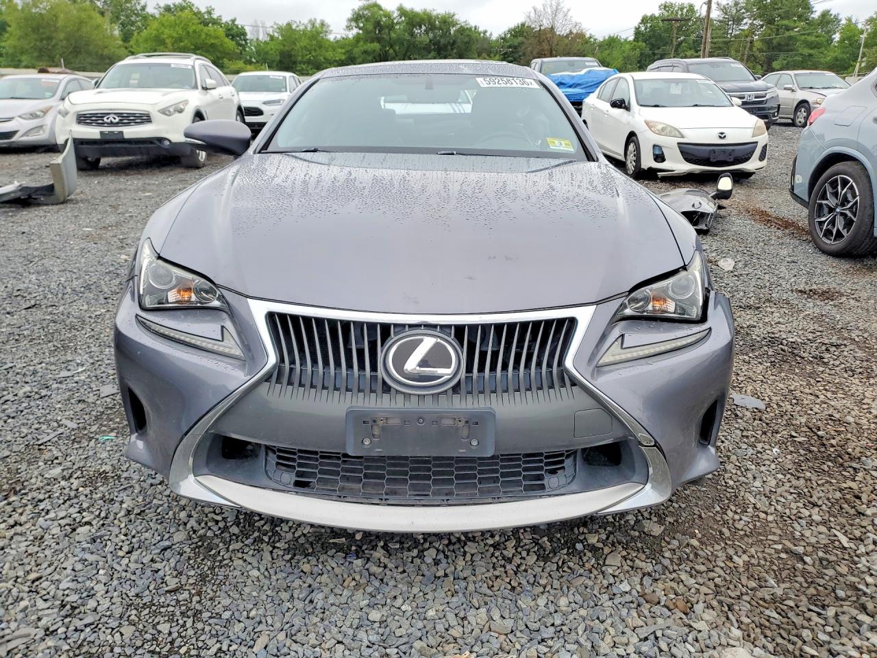 2015 Lexus Rc 350 Gray vin: JTHSE5BC1F5002641