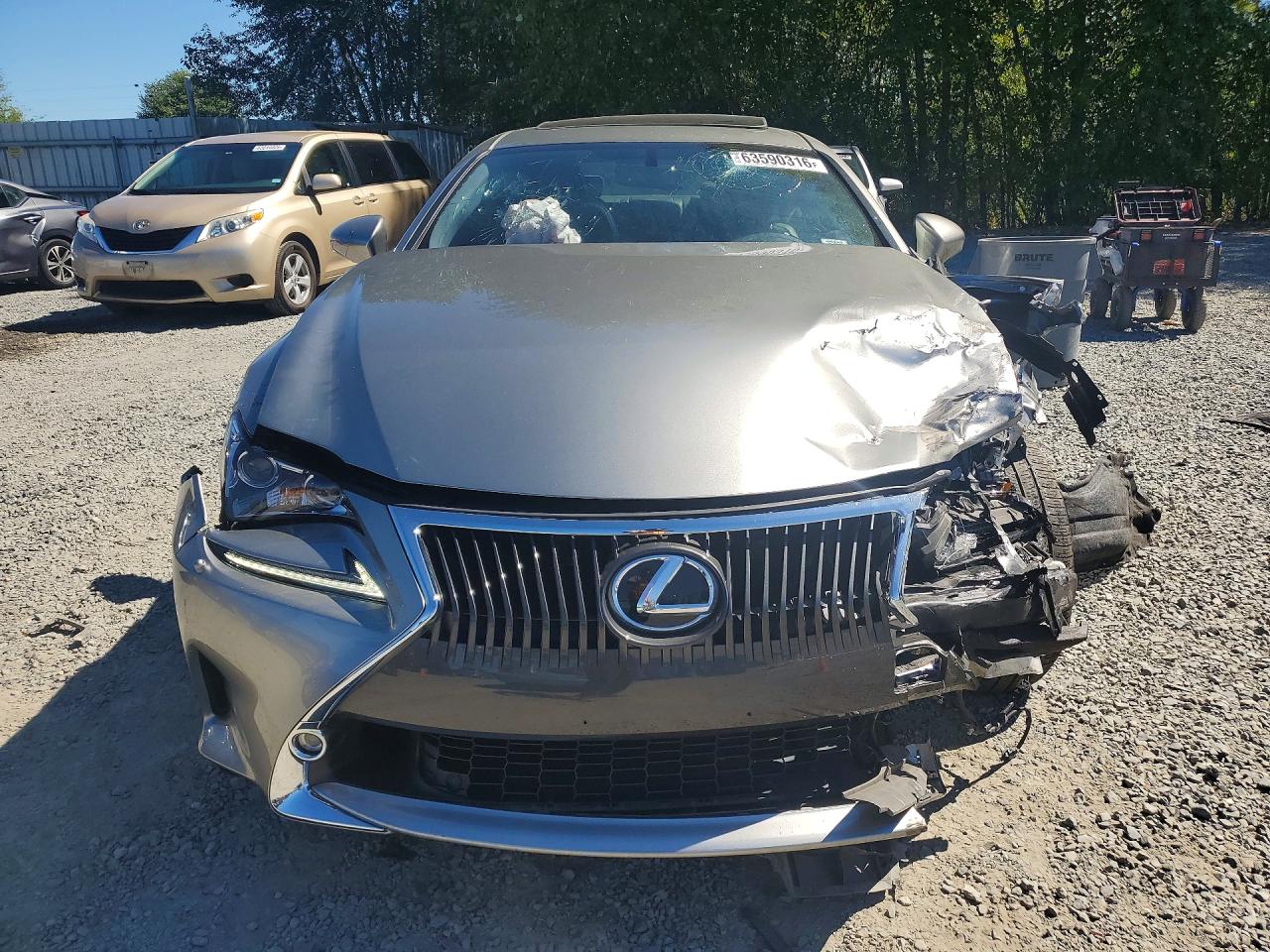 2015 Lexus Rc 350 Silver vin: JTHSE5BC2F5000977