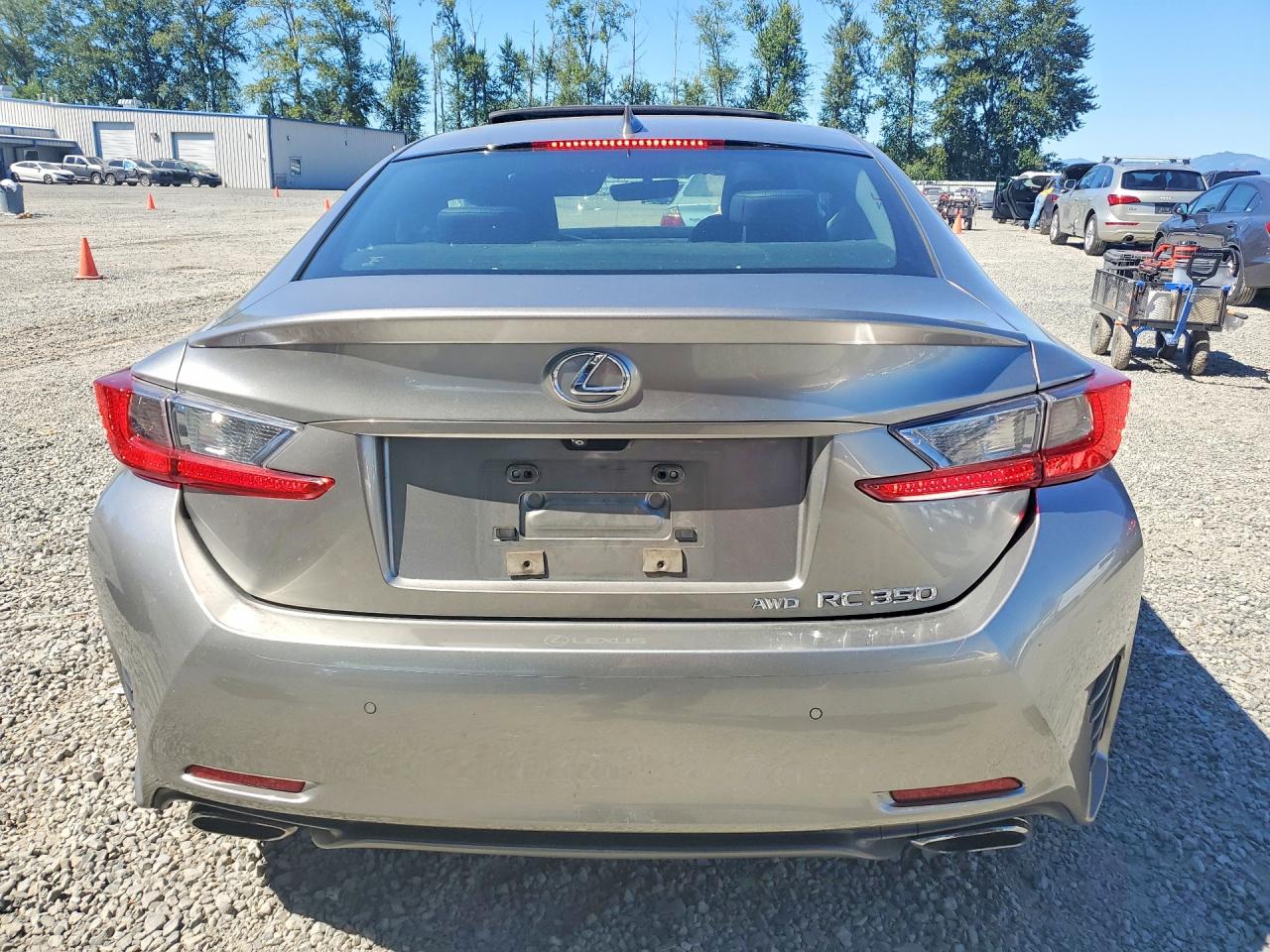 2015 Lexus Rc 350 Silver vin: JTHSE5BC2F5000977