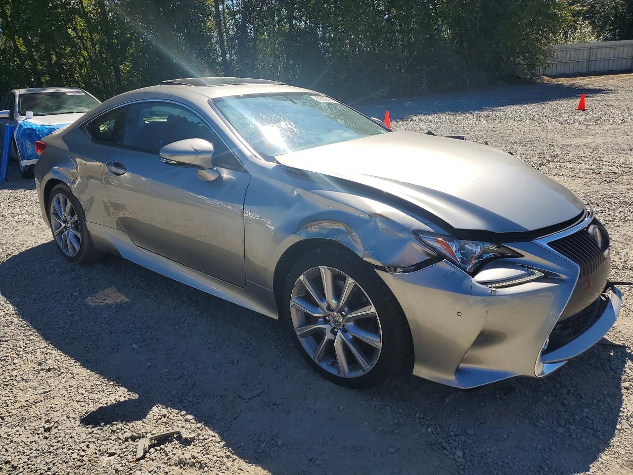 2015 Lexus Rc 350 Silver vin: JTHSE5BC2F5000977