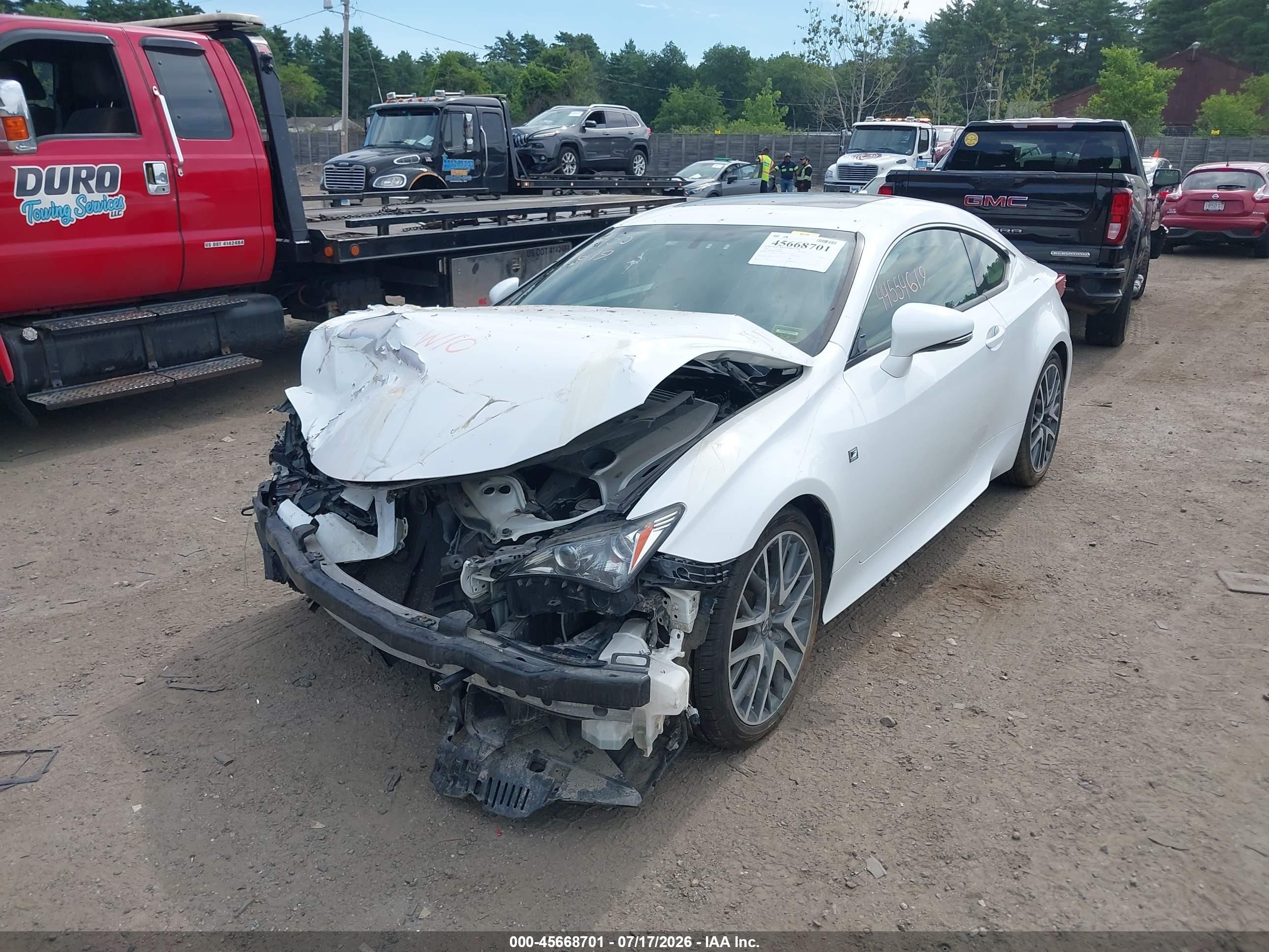 2015 Lexus Rc 350   Белый vin: JTHSE5BC2F5002888