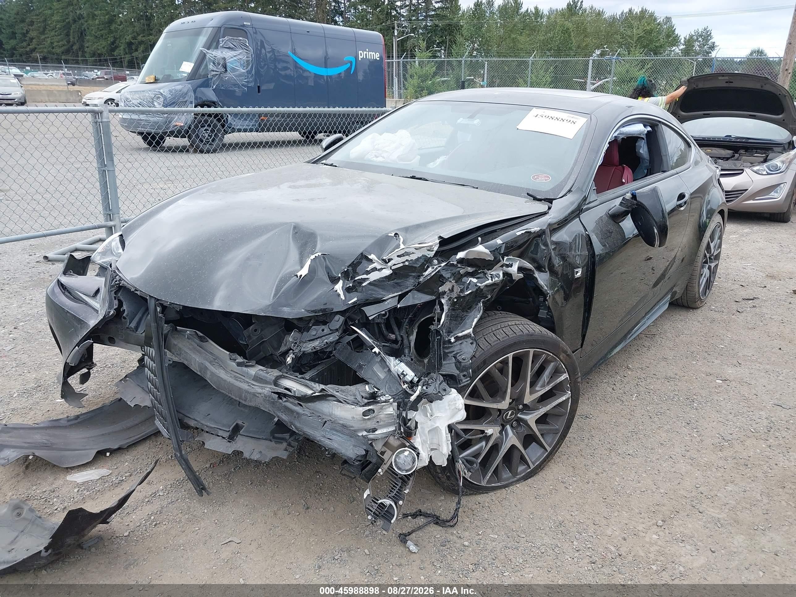 2015 Lexus Rc 350   Black vin: JTHSE5BC2F5005256