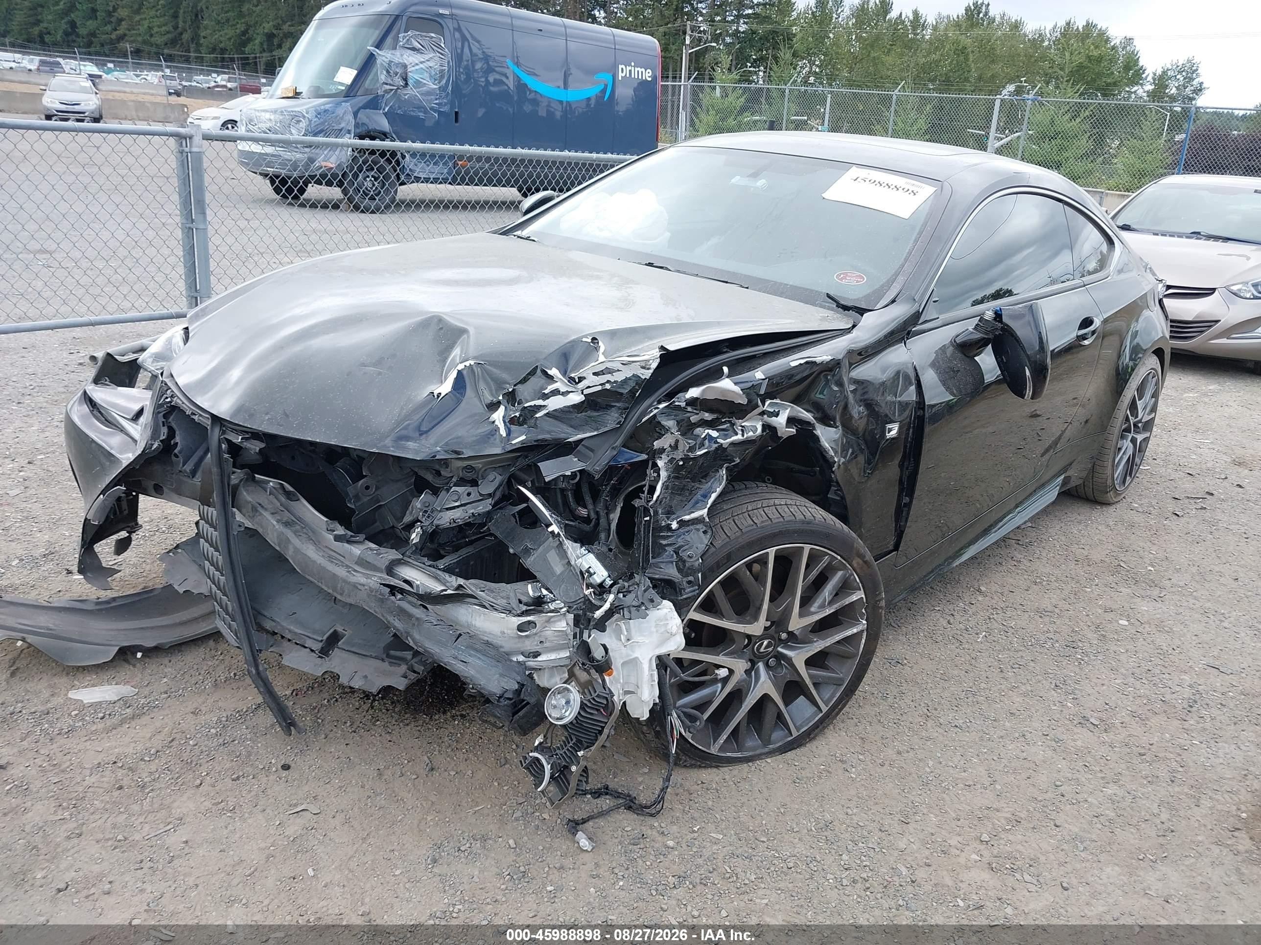 2015 Lexus Rc 350   Black vin: JTHSE5BC2F5005256
