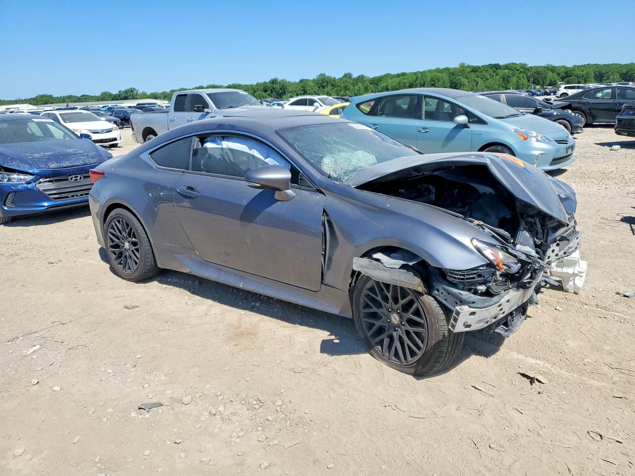 2015 Lexus Rc 350 Gray vin: JTHSE5BC3F5001362