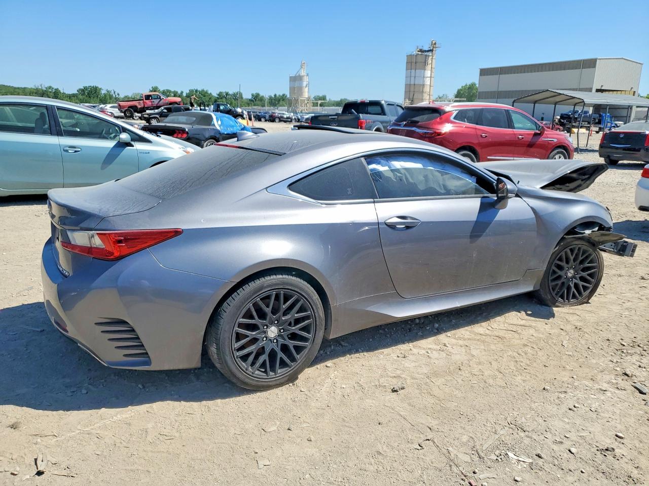 2015 Lexus Rc 350 Gray vin: JTHSE5BC3F5001362