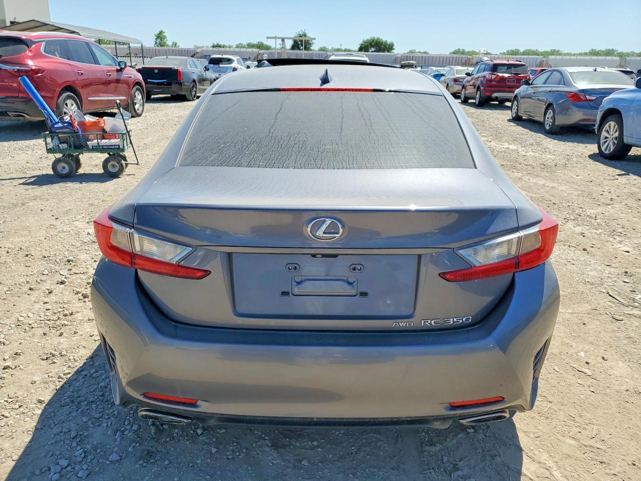 2015 Lexus Rc 350 Gray vin: JTHSE5BC3F5001362