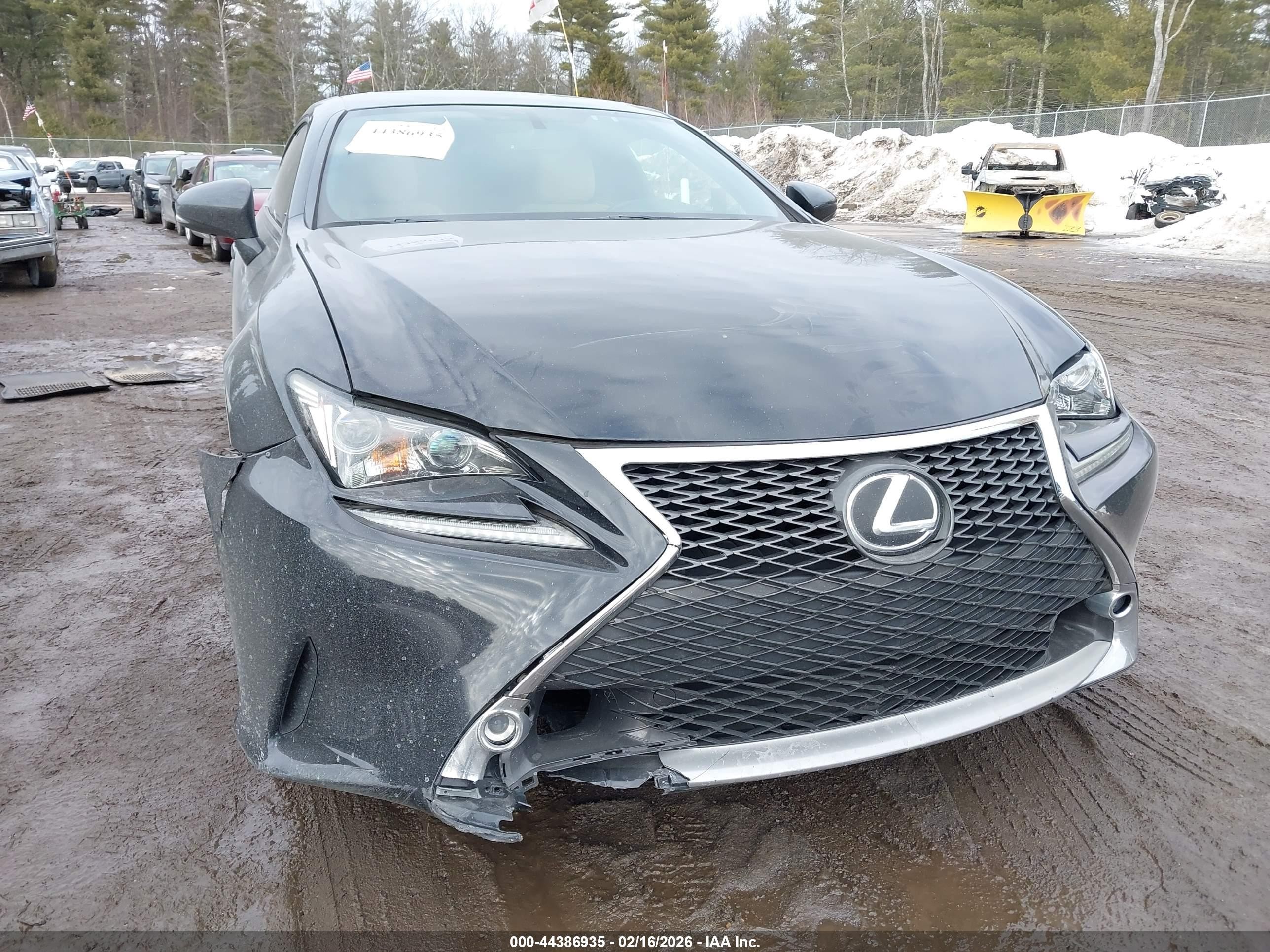 2015 Lexus Rc 350   Черный vin: JTHSE5BC4F5000835