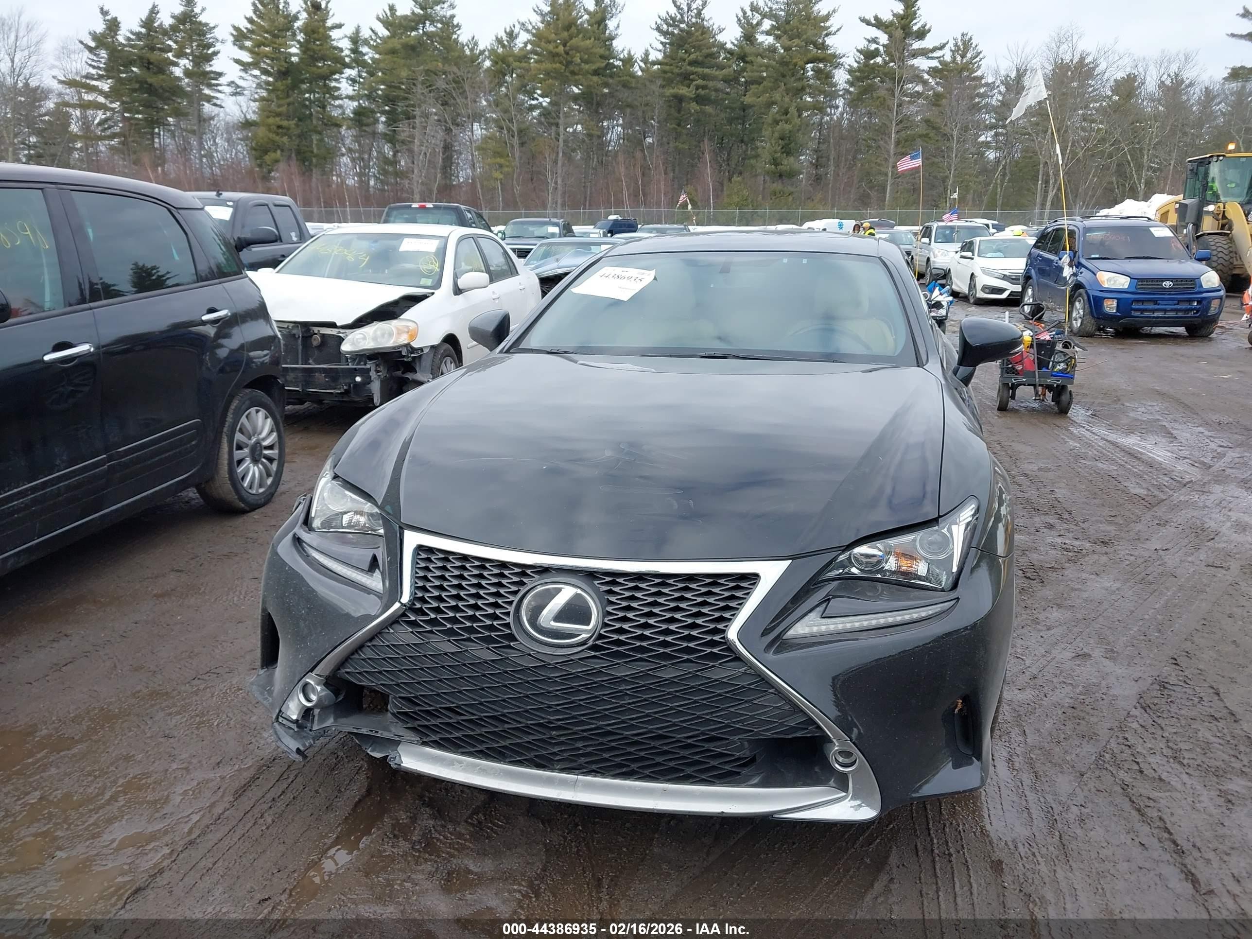 2015 Lexus Rc 350   Черный vin: JTHSE5BC4F5000835