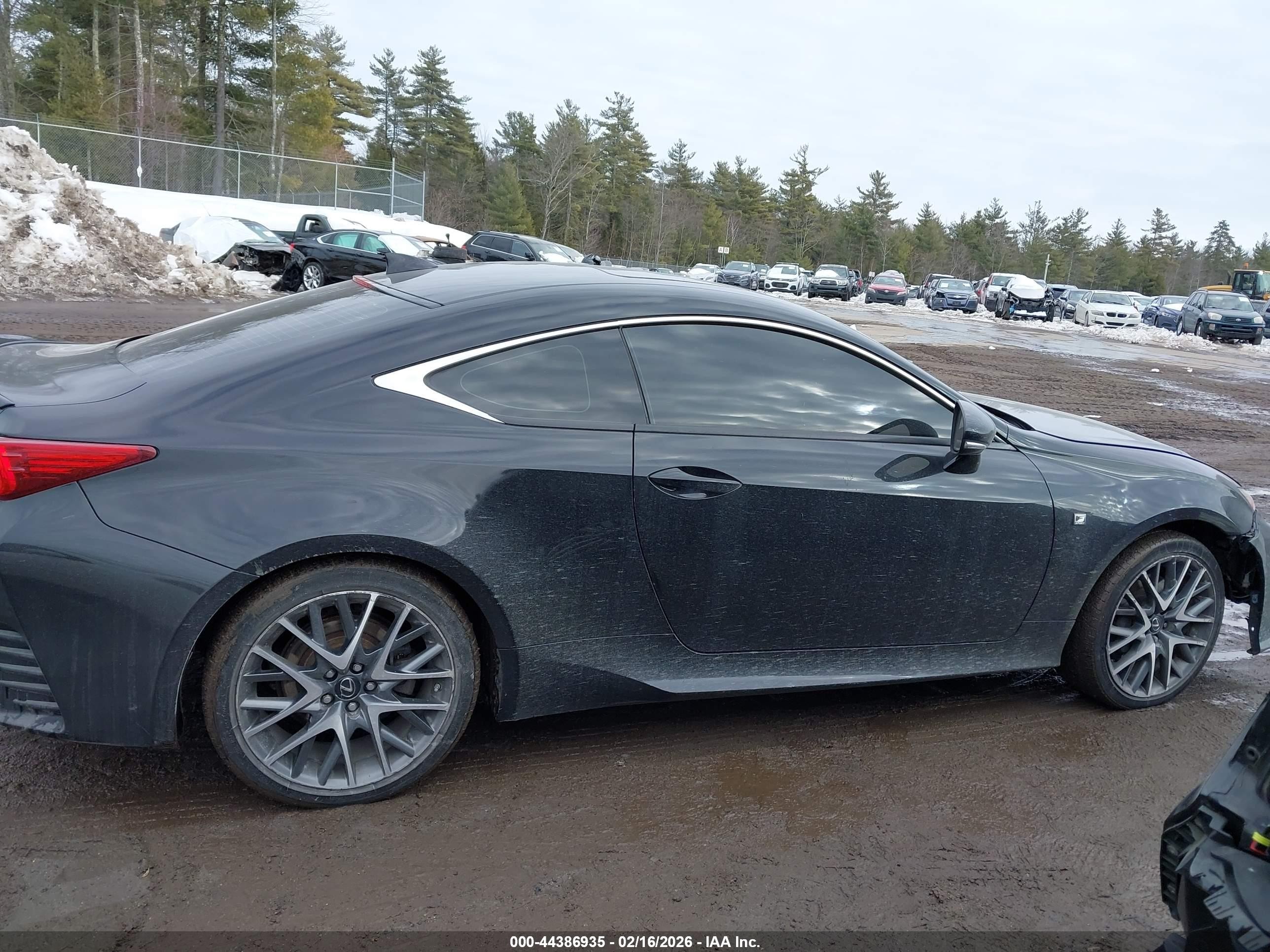 2015 Lexus Rc 350   Черный vin: JTHSE5BC4F5000835