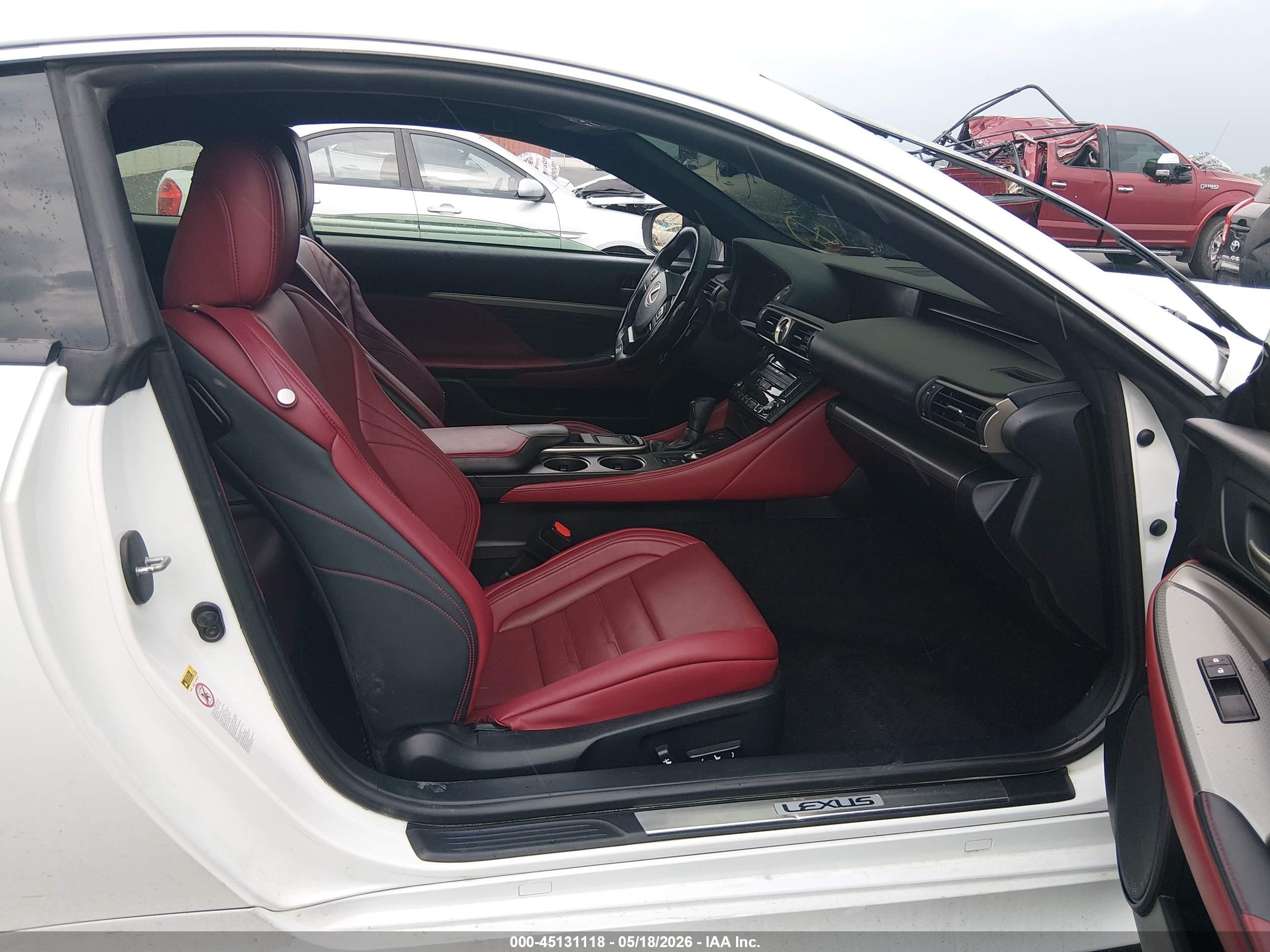 2015 Lexus Rc 350   White vin: JTHSE5BC5F5000956
