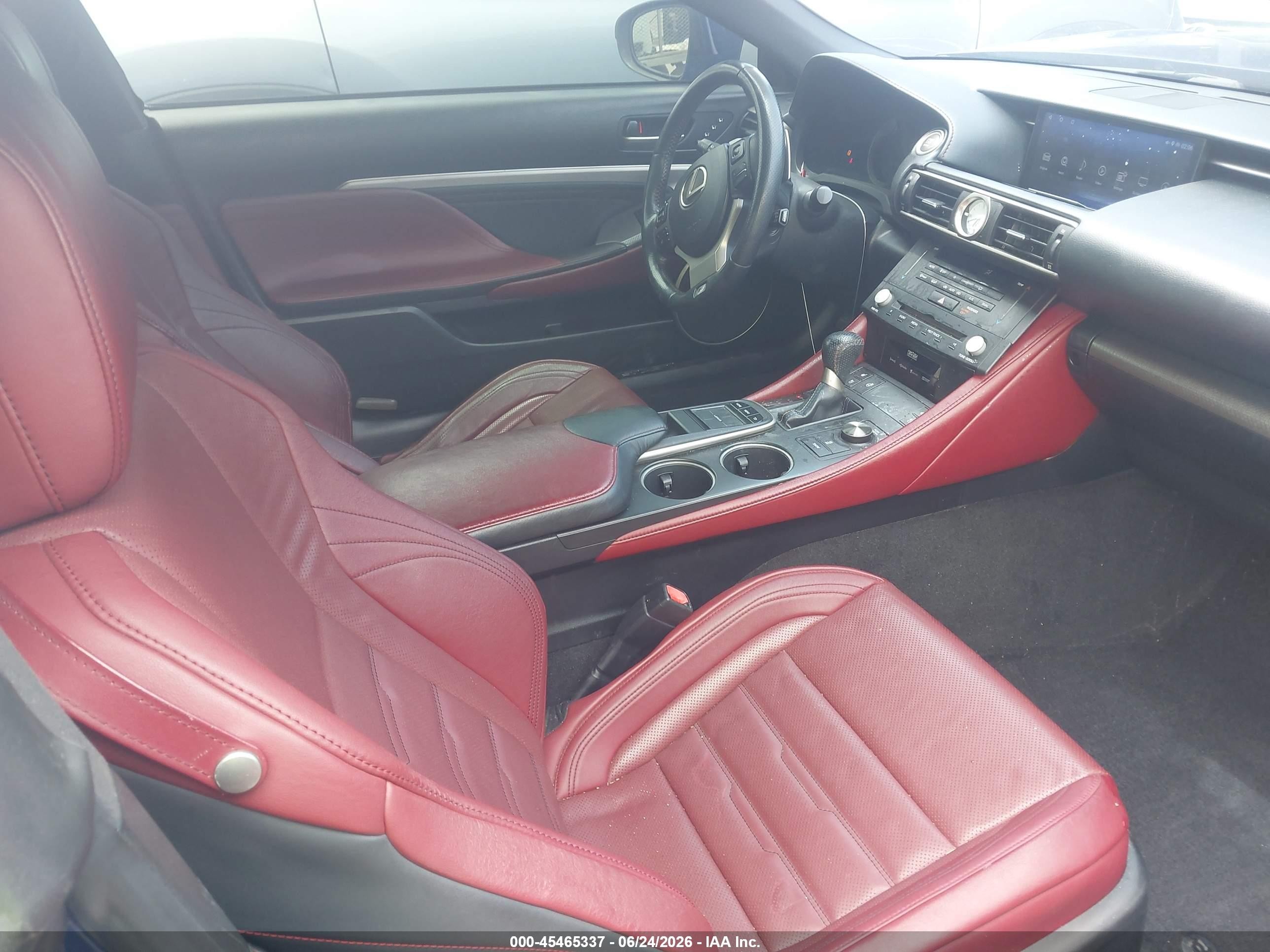 2015 Lexus Rc 350 Blue vin: JTHSE5BC5F5005560