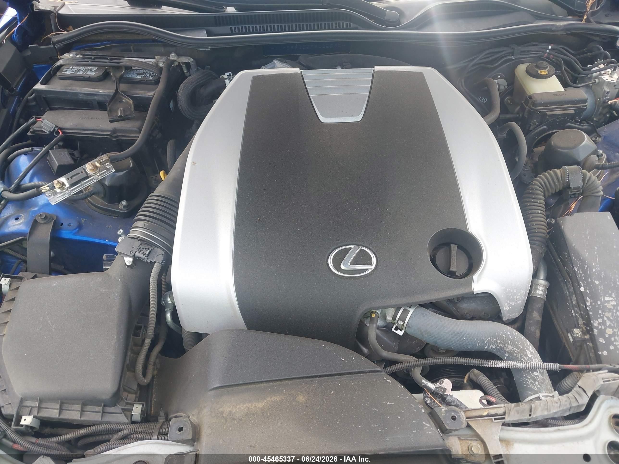 2015 Lexus Rc 350 Blue vin: JTHSE5BC5F5005560