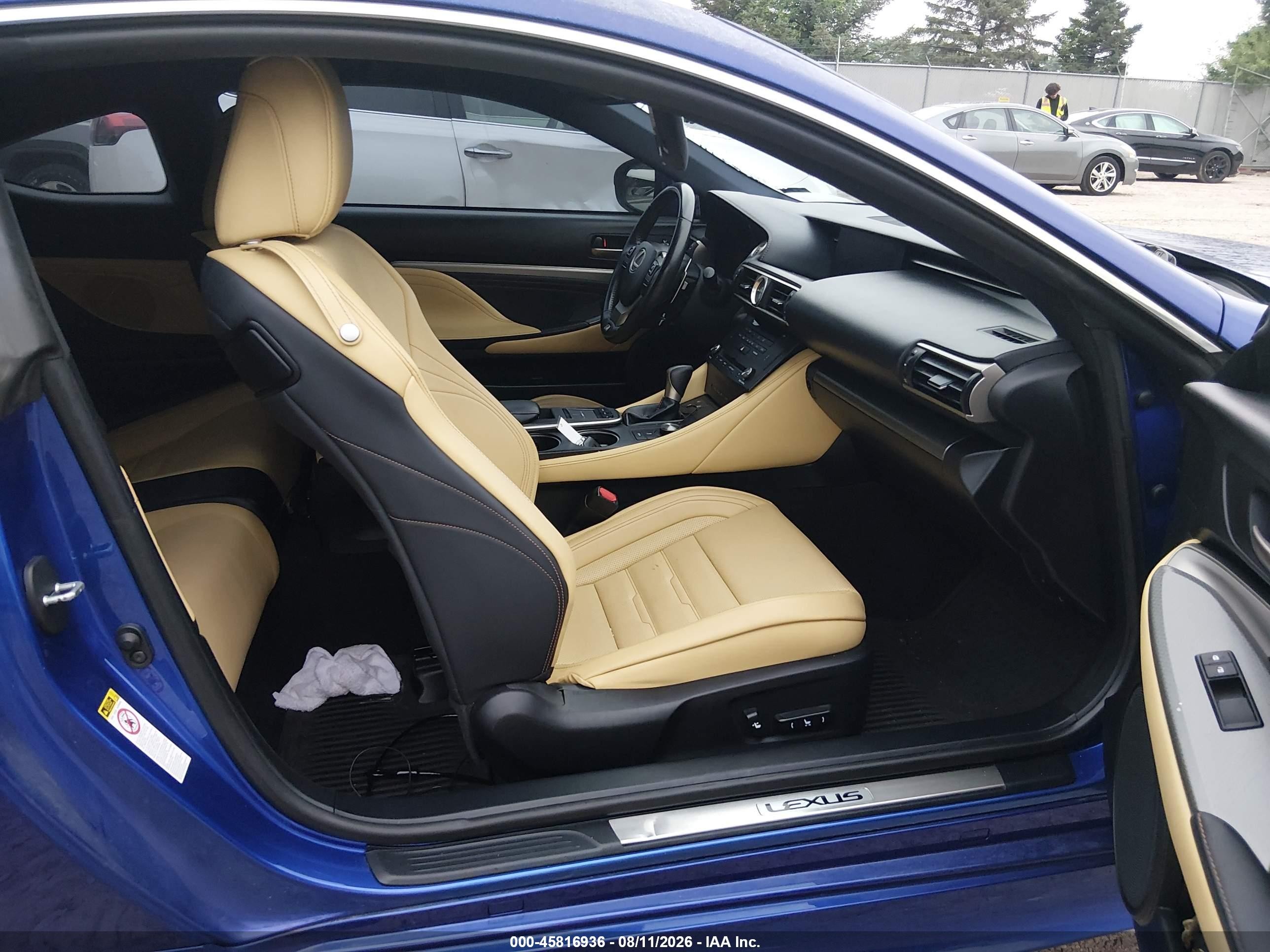 2015 Lexus Rc 350   Blue vin: JTHSE5BC6F5002733