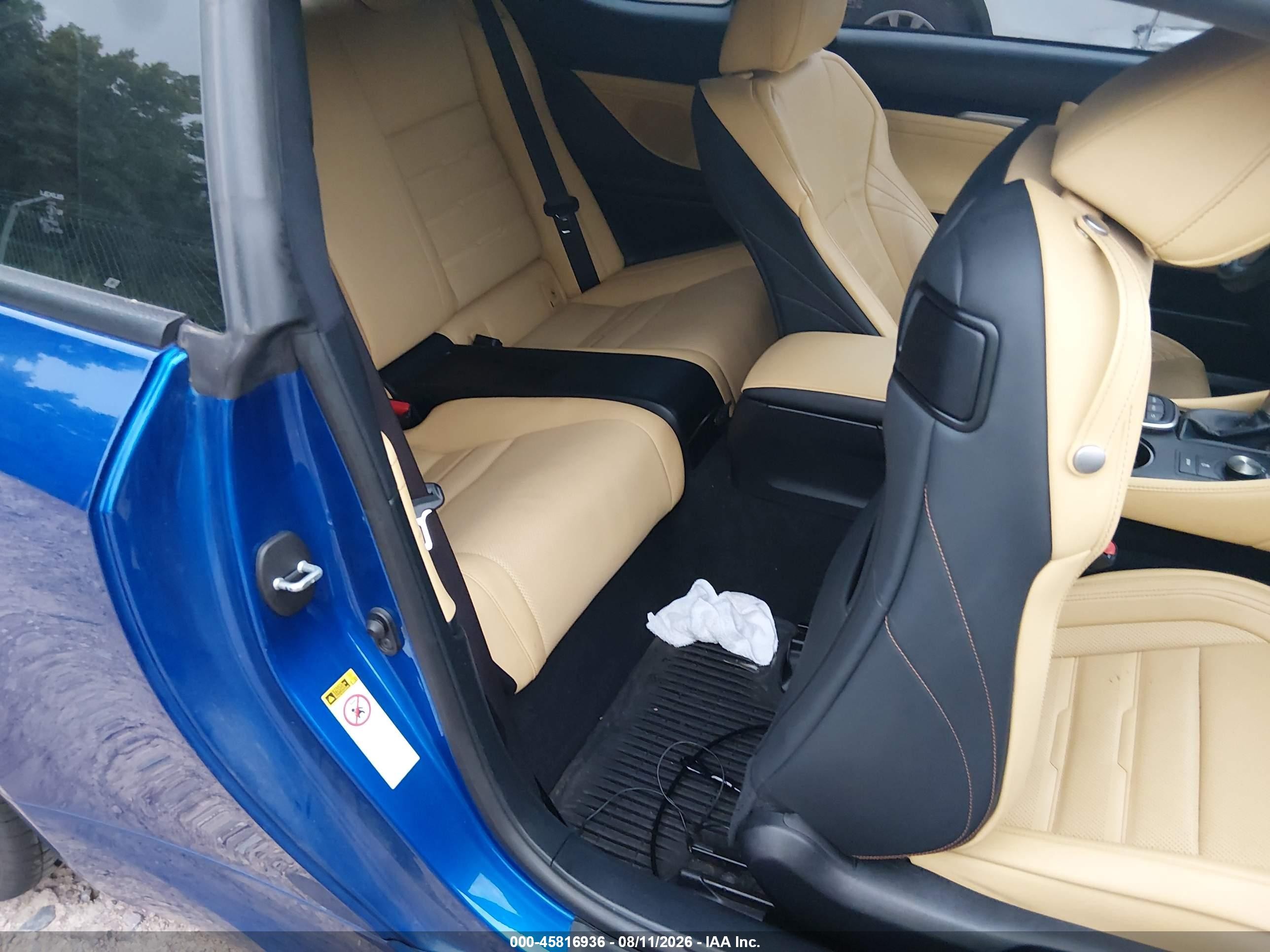 2015 Lexus Rc 350   Blue vin: JTHSE5BC6F5002733
