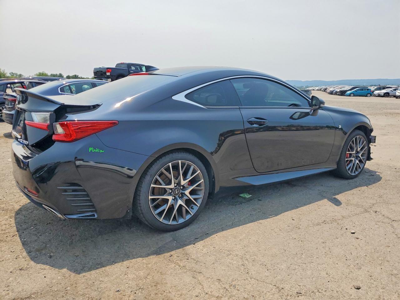2015 Lexus Rc 350 Black vin: JTHSE5BC7F5004880