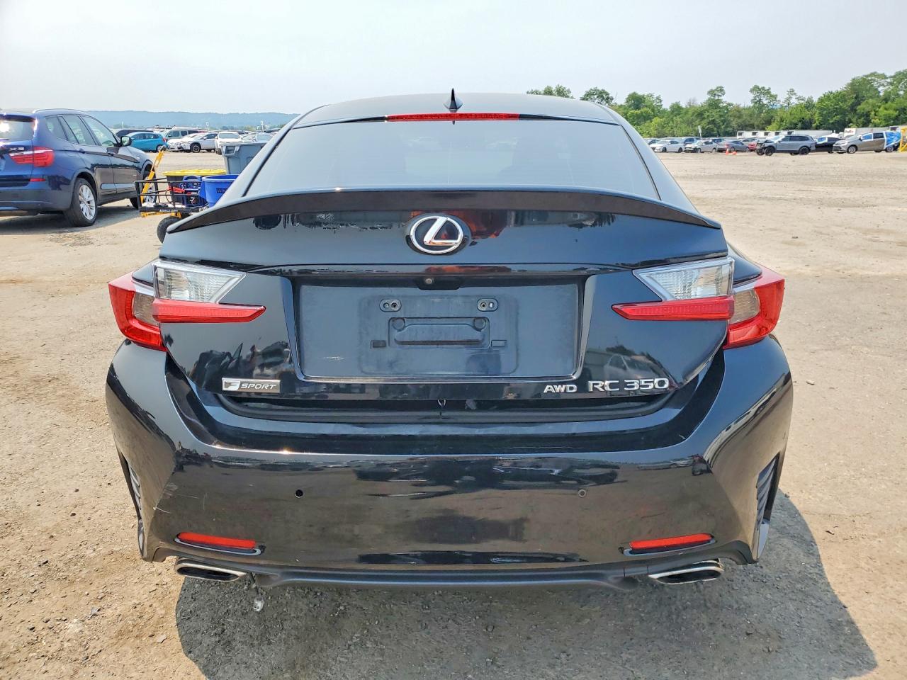 2015 Lexus Rc 350 Black vin: JTHSE5BC7F5004880