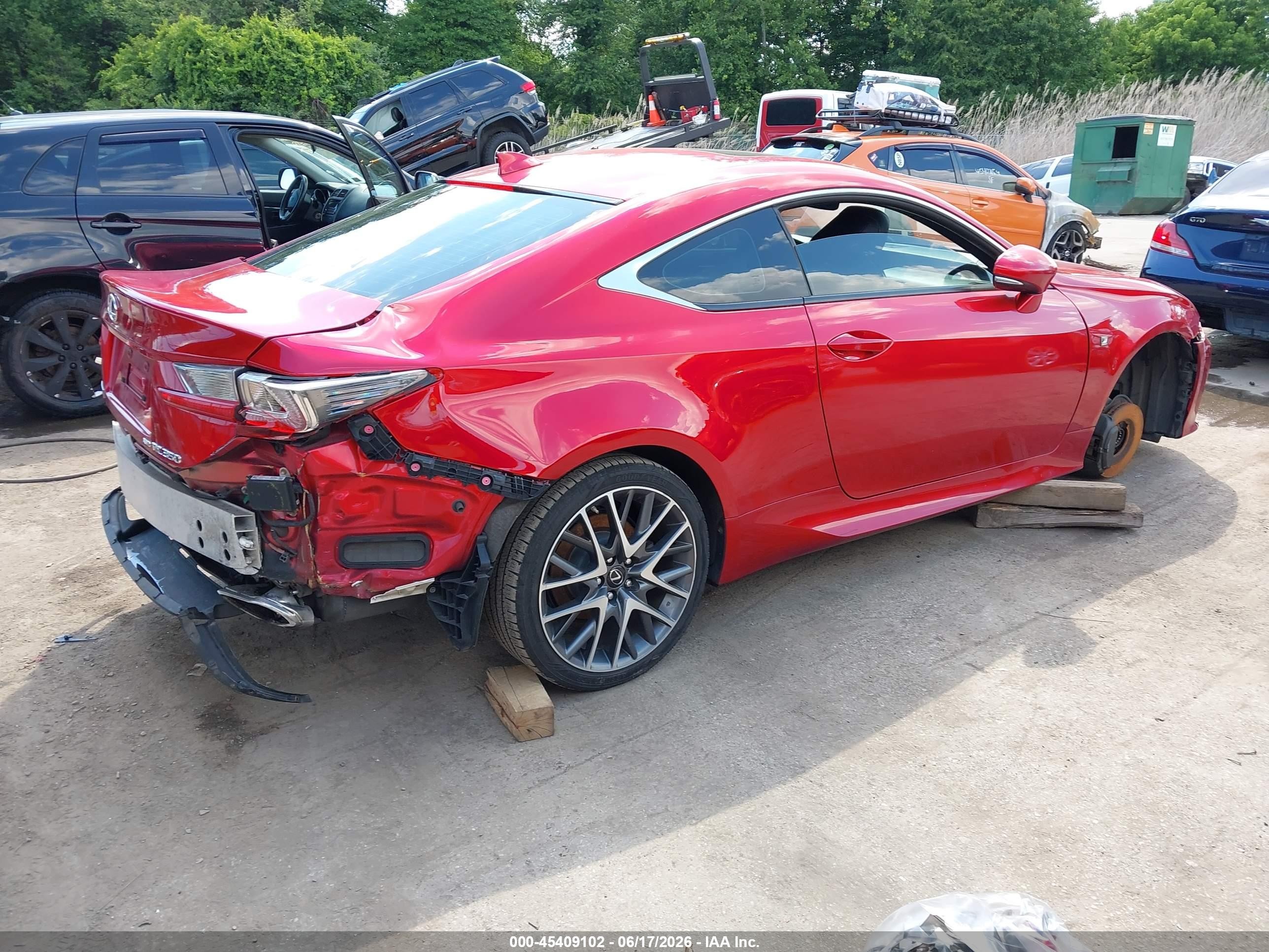 2015 Lexus Rc 350   Red vin: JTHSE5BC8F5001678