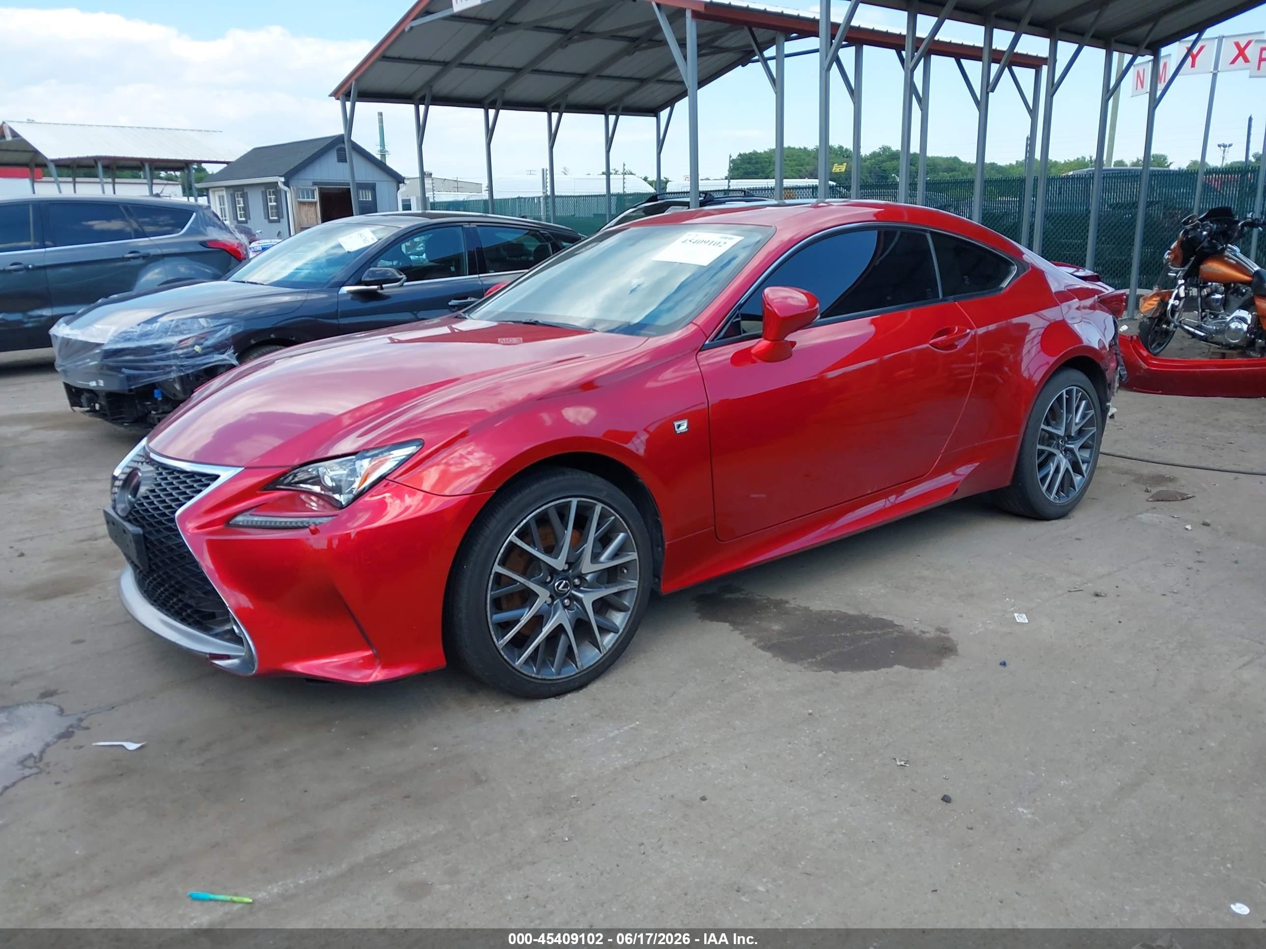 2015 Lexus Rc 350   Red vin: JTHSE5BC8F5001678