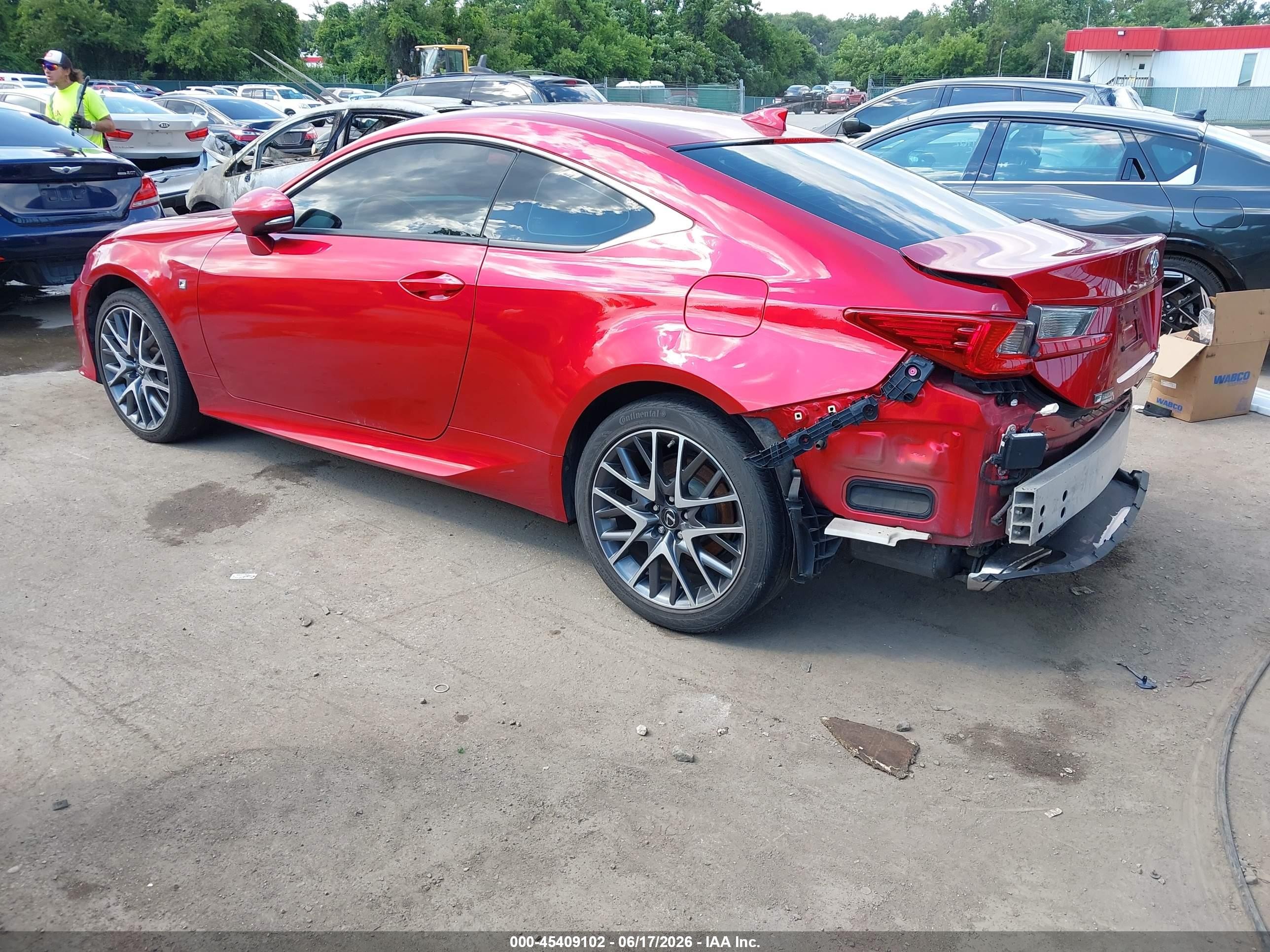 2015 Lexus Rc 350   Red vin: JTHSE5BC8F5001678