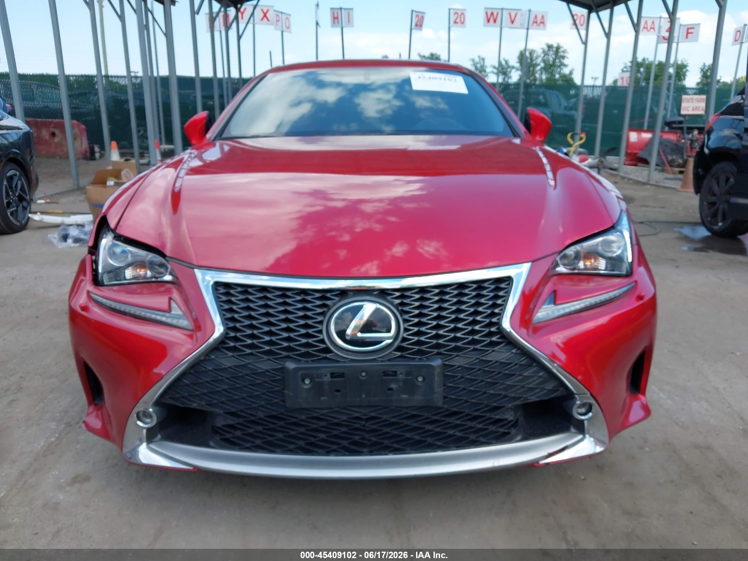 2015 Lexus Rc 350   Red vin: JTHSE5BC8F5001678