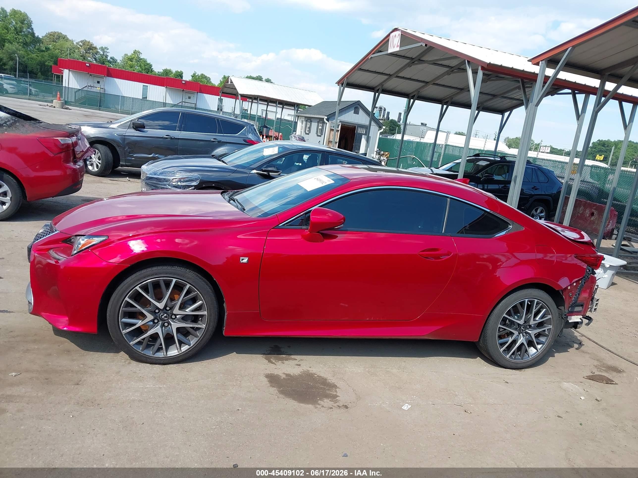2015 Lexus Rc 350   Red vin: JTHSE5BC8F5001678