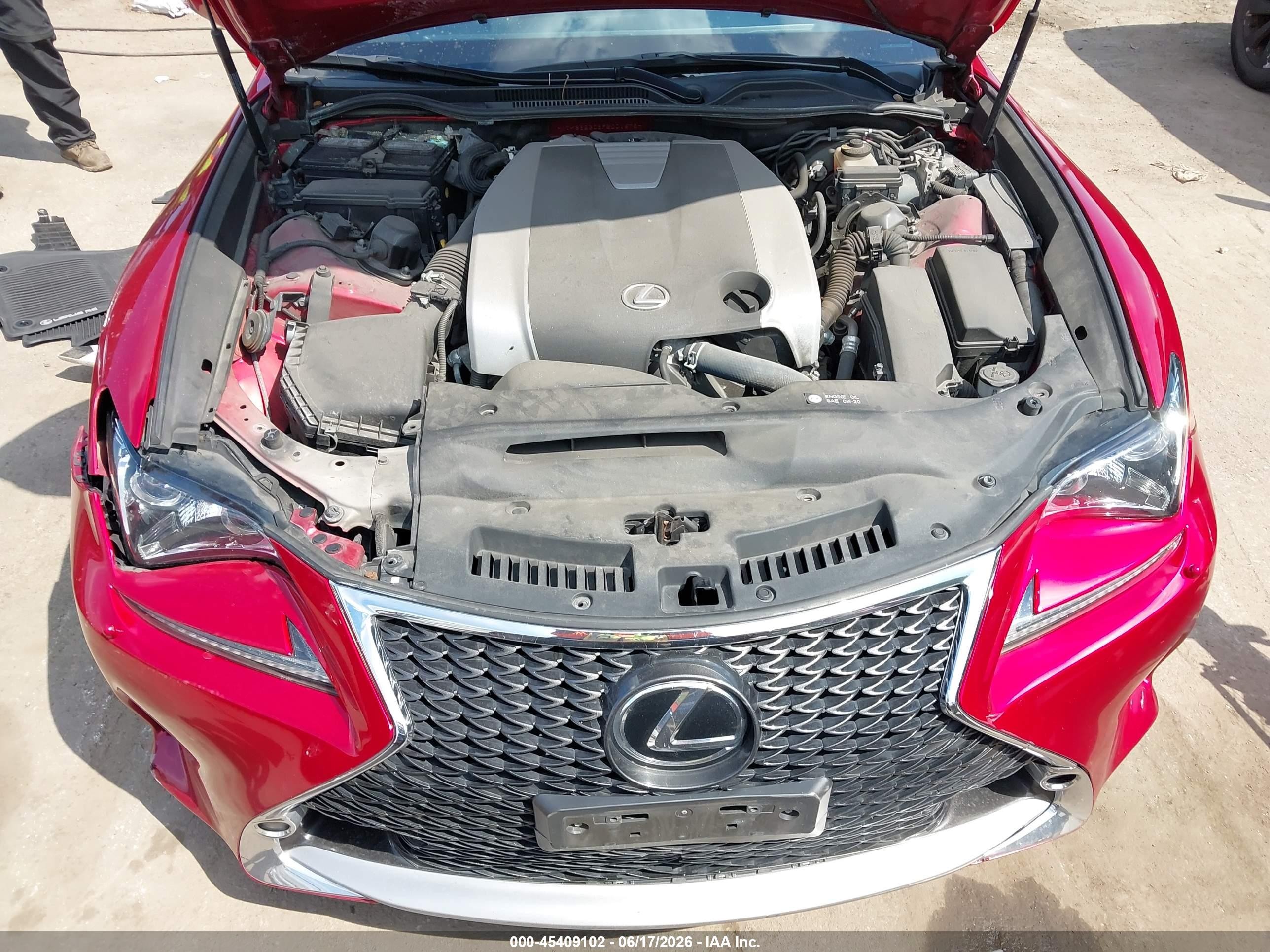 2015 Lexus Rc 350   Red vin: JTHSE5BC8F5001678