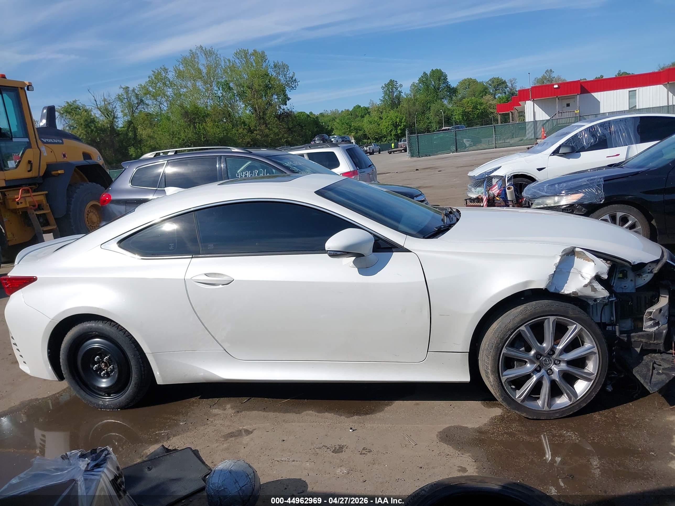 2015 Lexus Rc 350   White vin: JTHSE5BC9F5002547