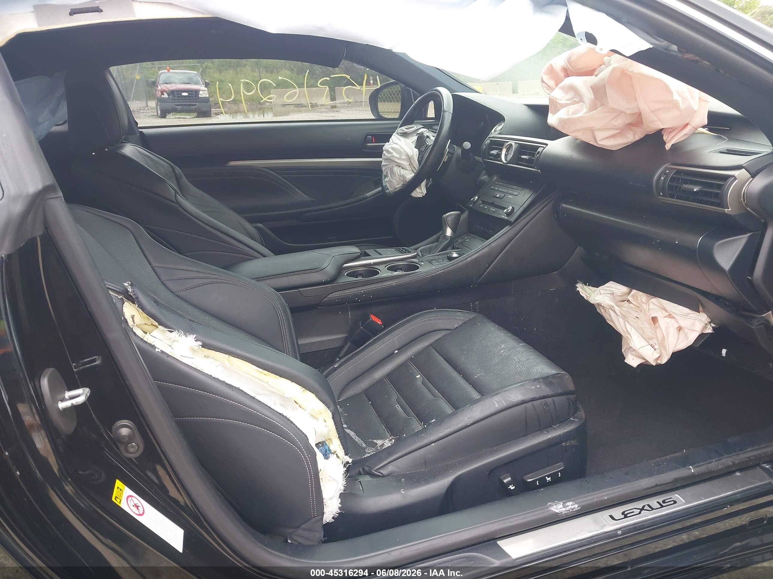 2015 Lexus Rc 350   Black vin: JTHSE5BC9F5003052