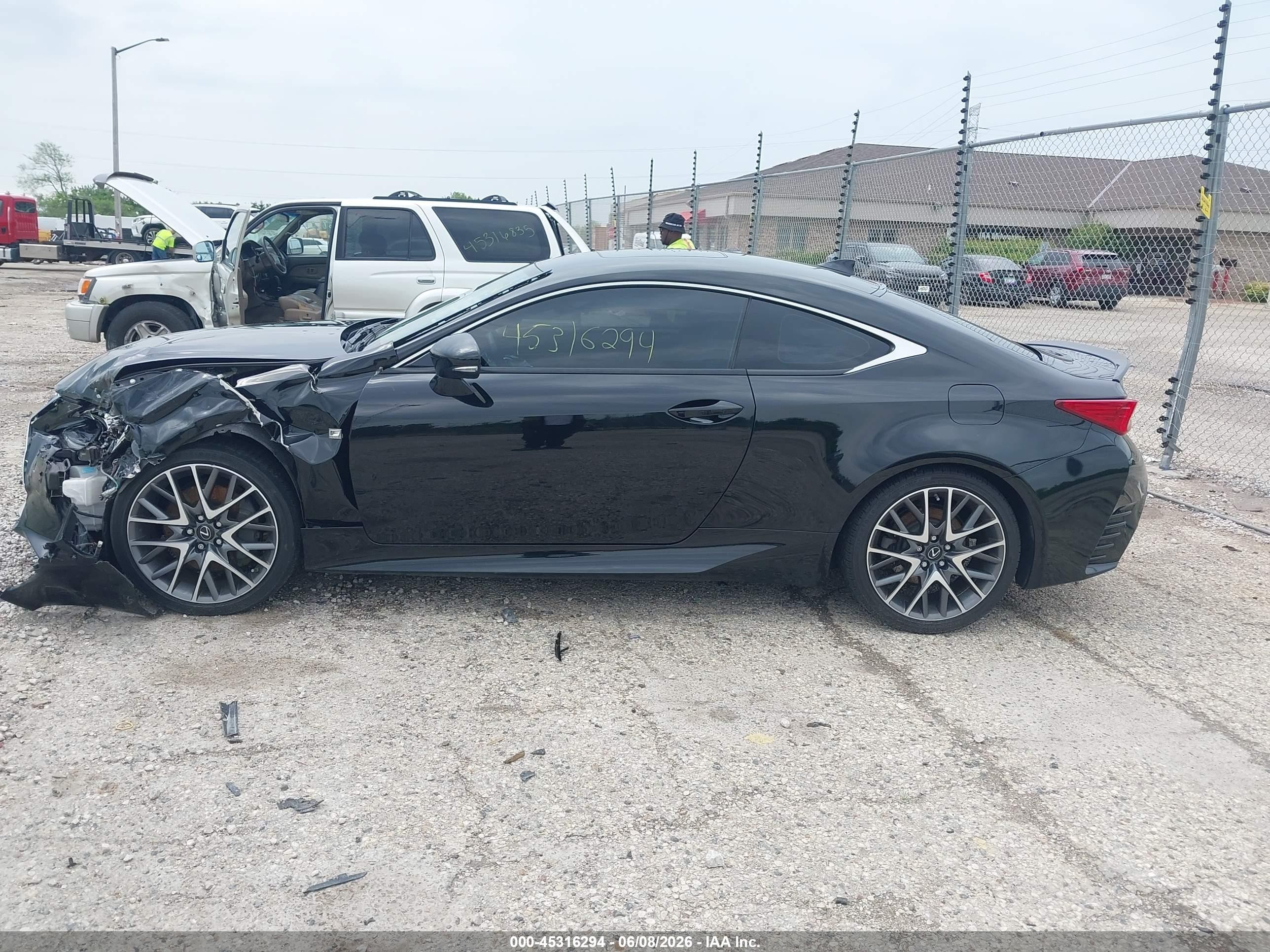 2015 Lexus Rc 350   Black vin: JTHSE5BC9F5003052