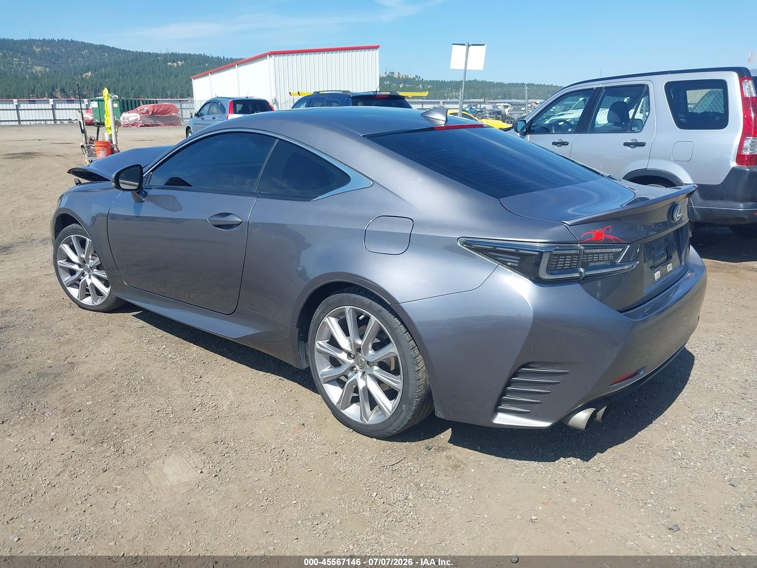 2015 Lexus Rc 350   Gray vin: JTHSE5BC9F5005478