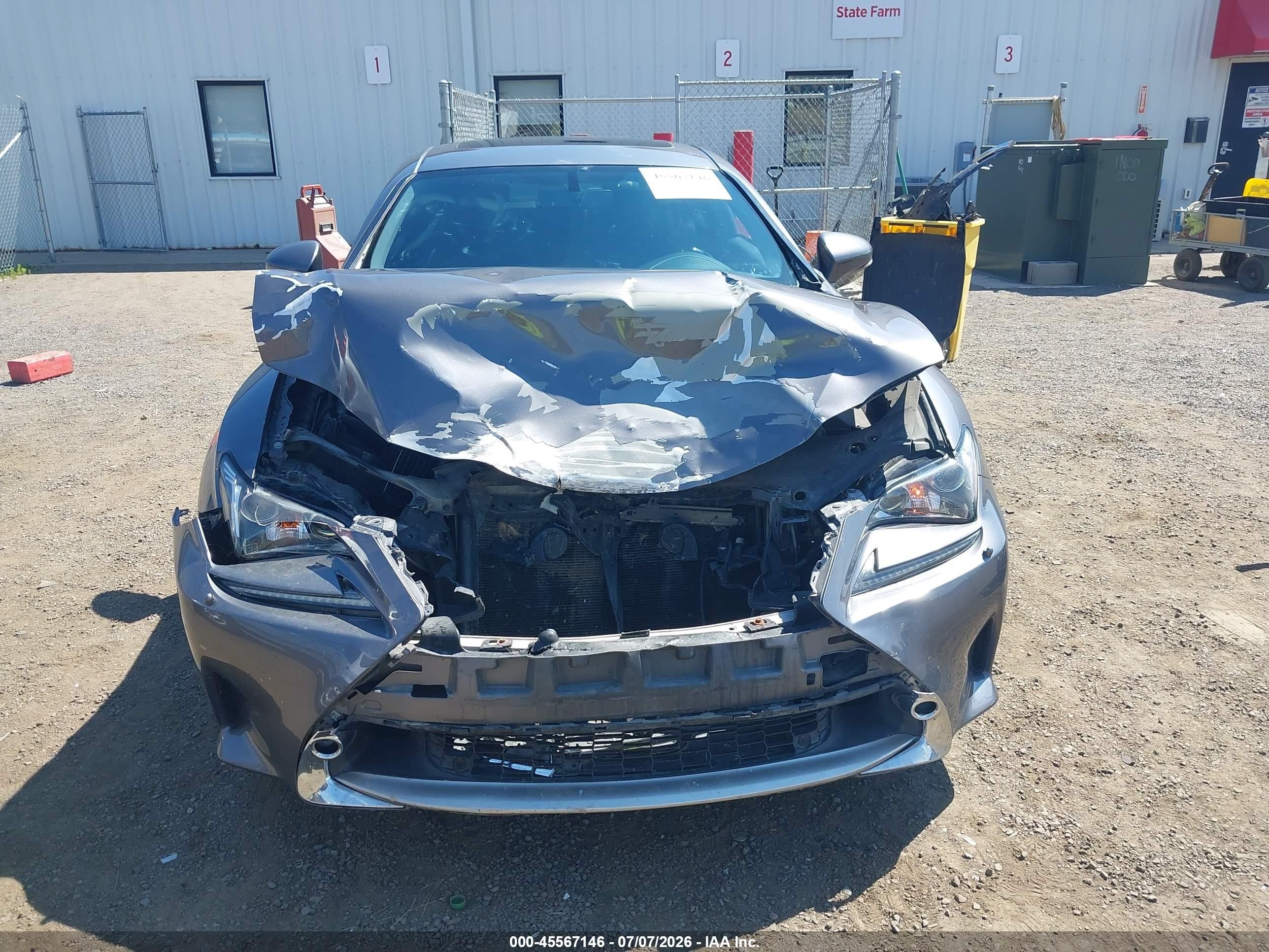 2015 Lexus Rc 350   Gray vin: JTHSE5BC9F5005478