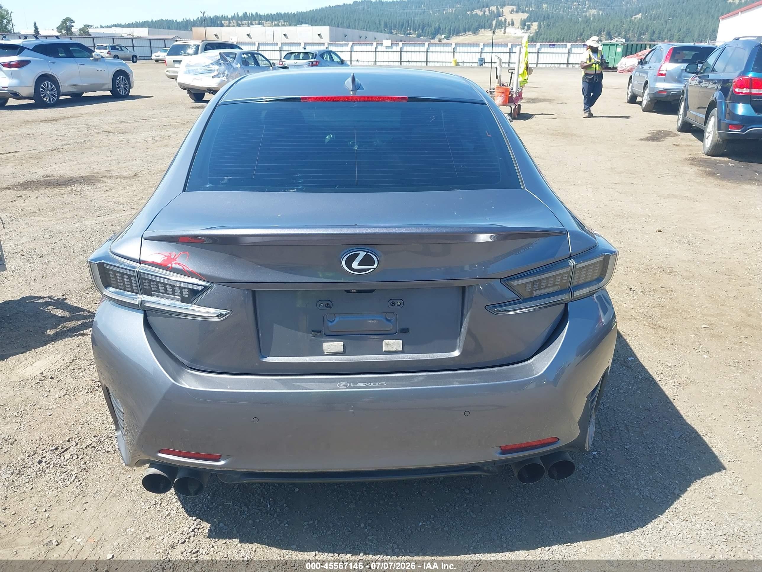 2015 Lexus Rc 350   Gray vin: JTHSE5BC9F5005478