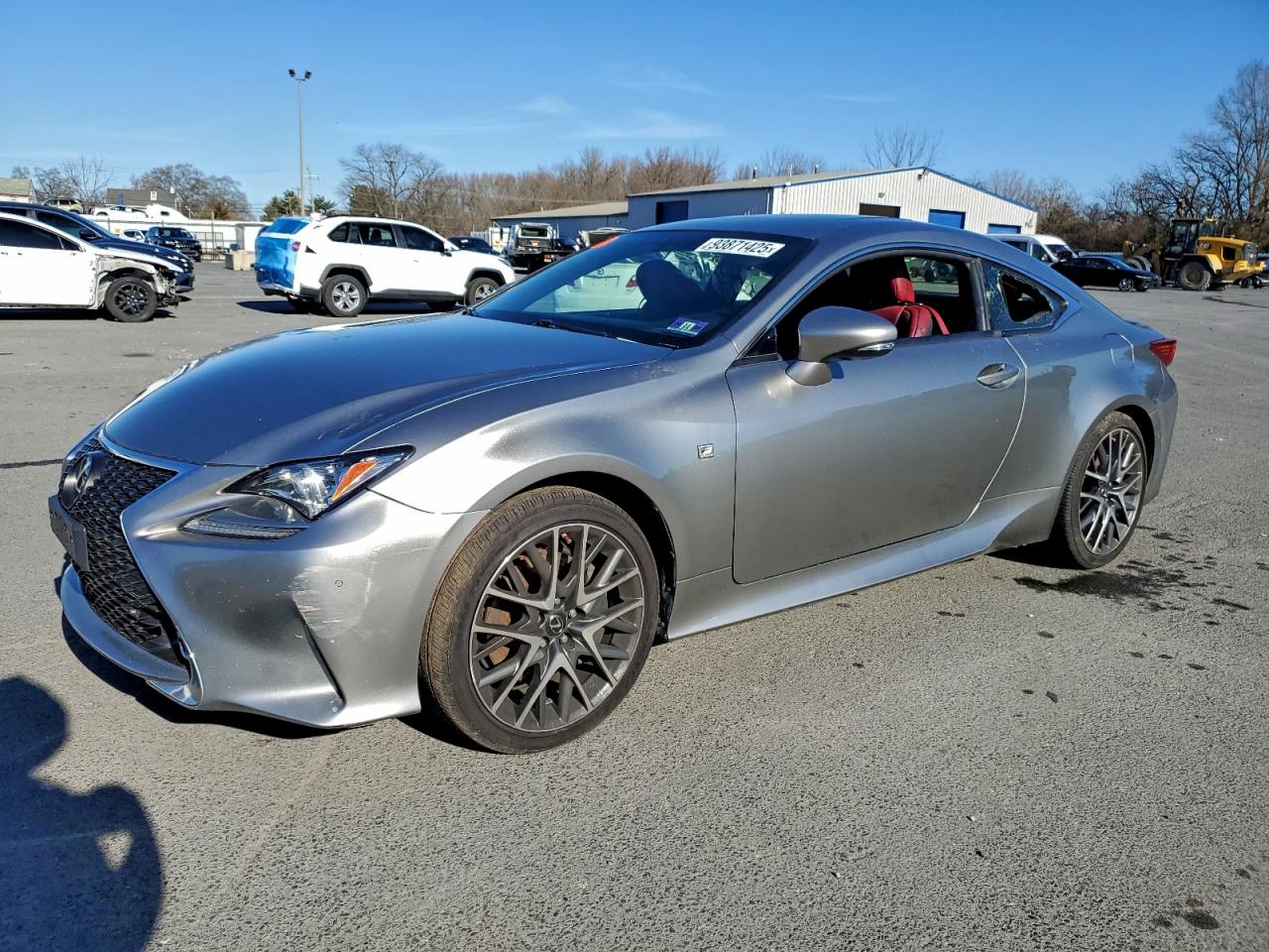 2017 Lexus Rc 300 Silver vin: JTHSM5BC0H5003656