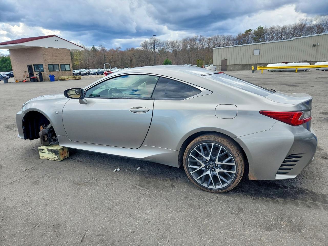 2017 Lexus Rc 300 Base Silver vin: JTHSM5BC1H5003178