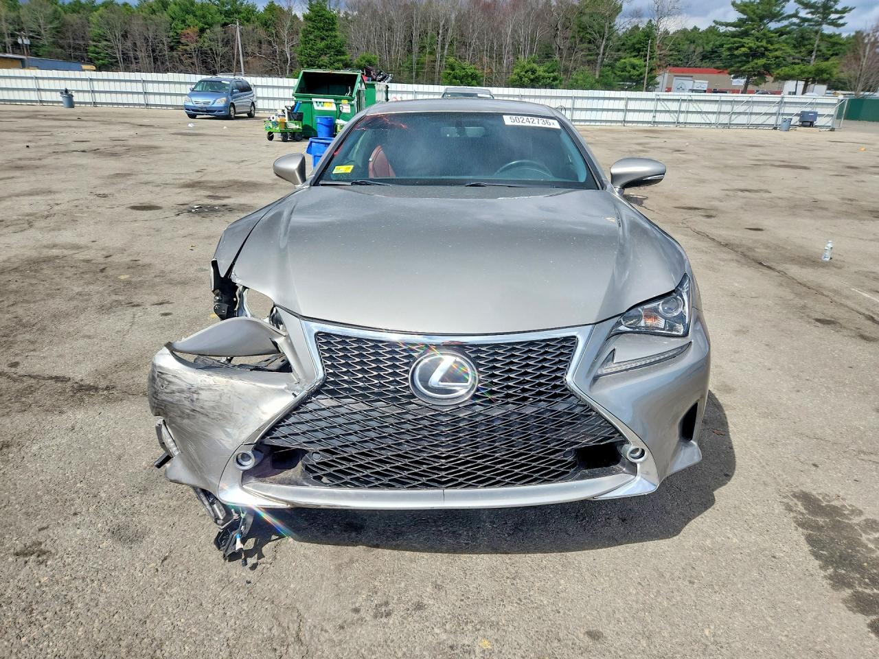2017 Lexus Rc 300 Base Silver vin: JTHSM5BC1H5003178