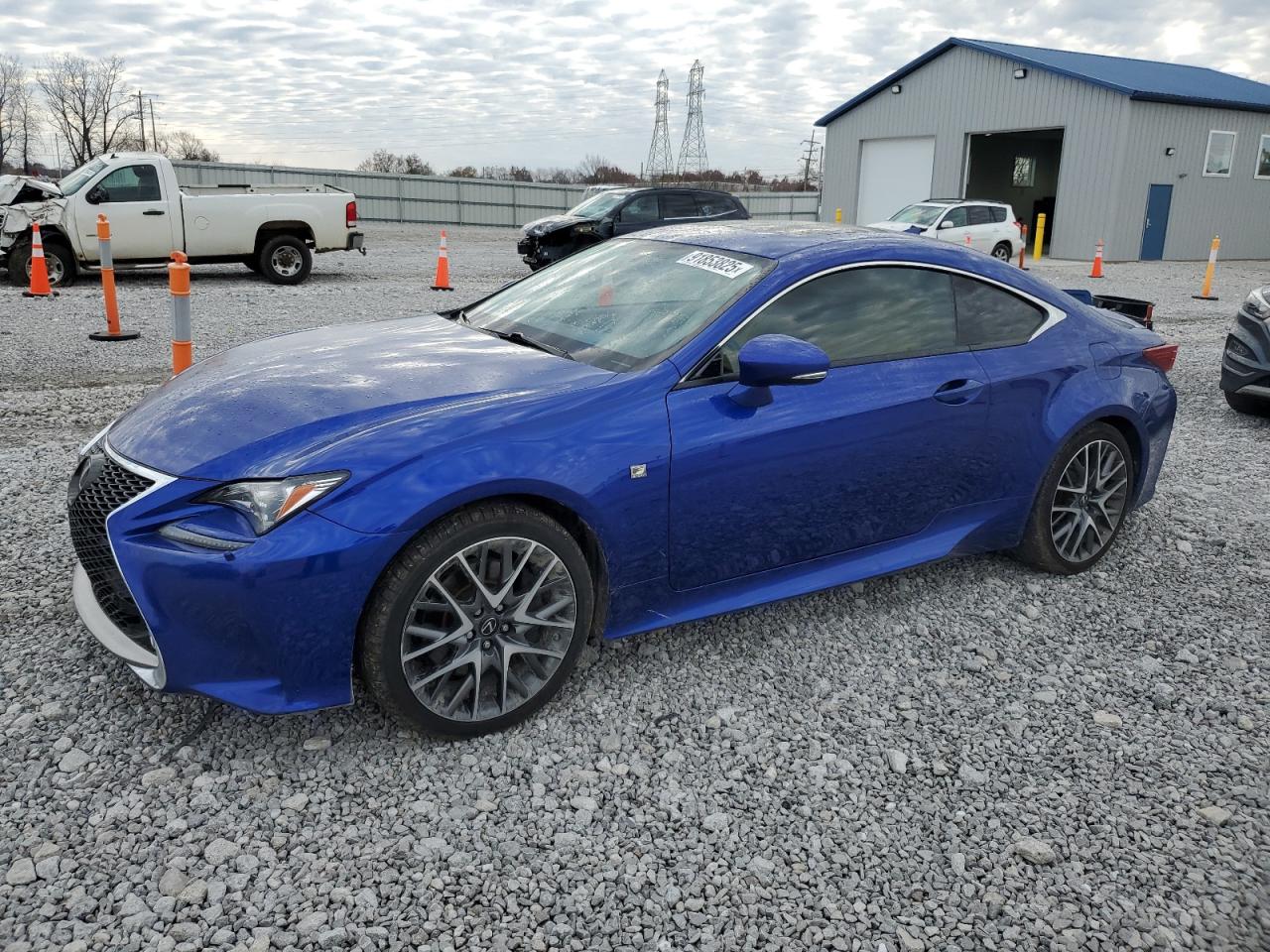 2017 Lexus Rc 300 Blue vin: JTHSM5BC7H5002701