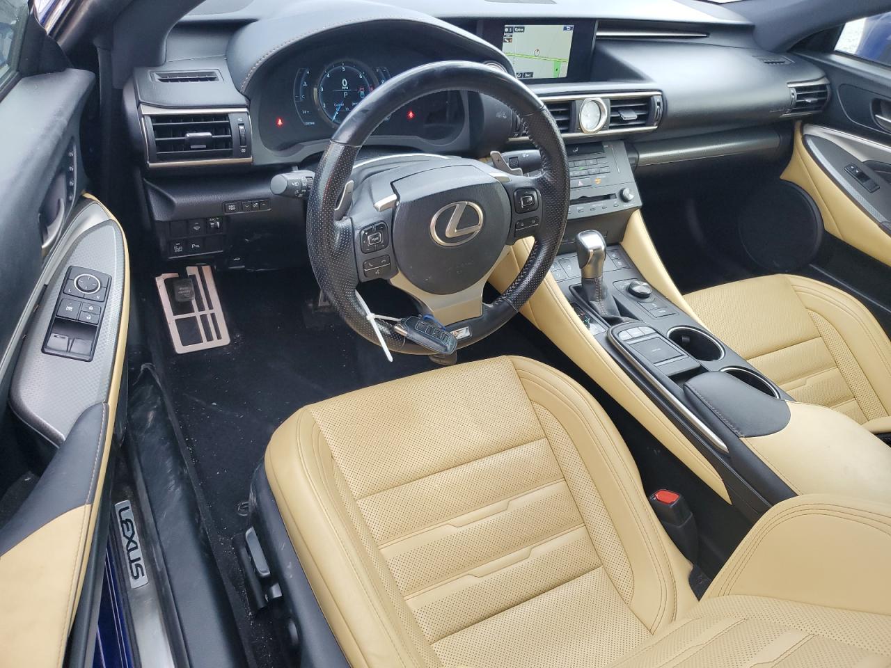 2017 Lexus Rc 300 Blue vin: JTHSM5BC7H5002701