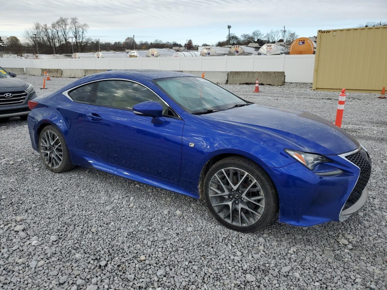 2017 Lexus Rc 300 Blue vin: JTHSM5BC7H5002701