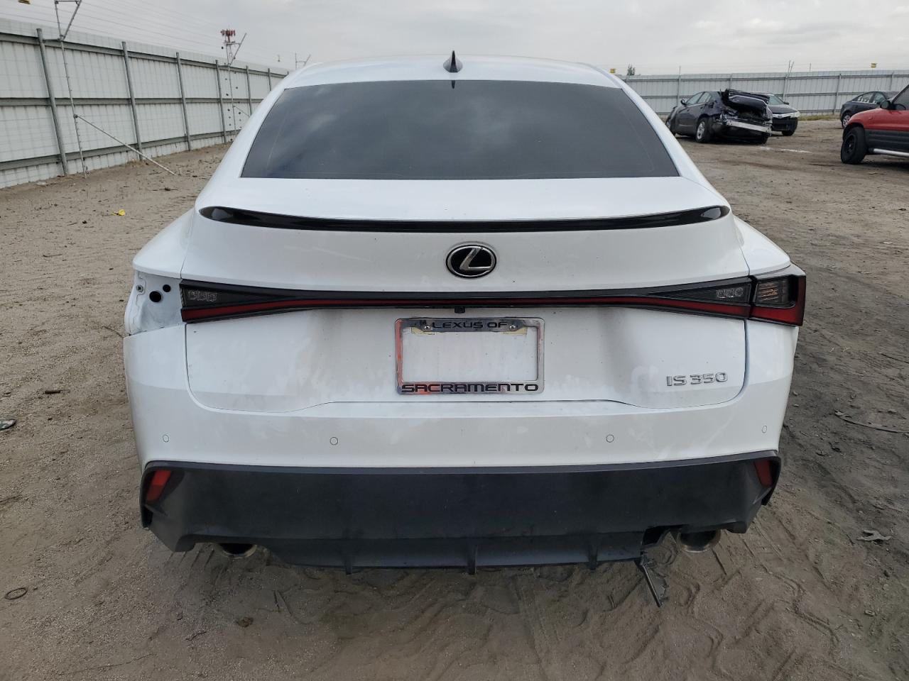 2022 Lexus Is 350 F-sport White vin: JTHSZ1B20N5051493