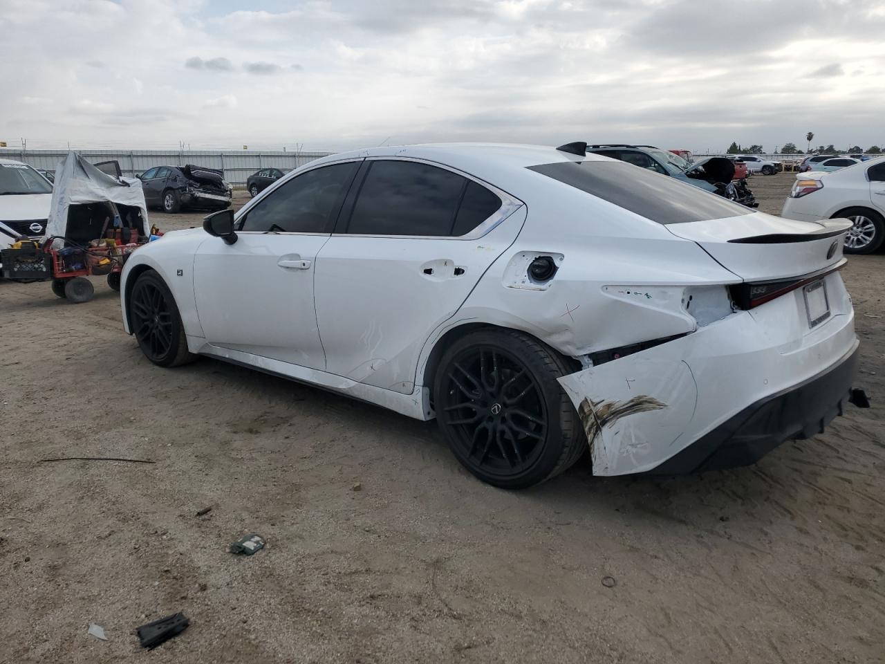 2022 Lexus Is 350 F-sport White vin: JTHSZ1B20N5051493