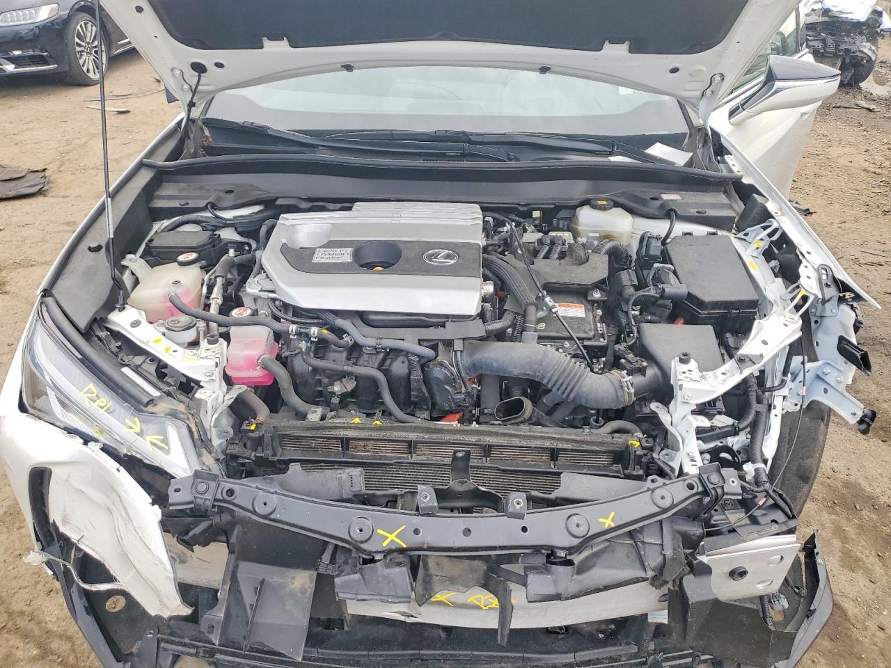 2019 Lexus Ux 250h White vin: JTHU9JBH6K2008397
