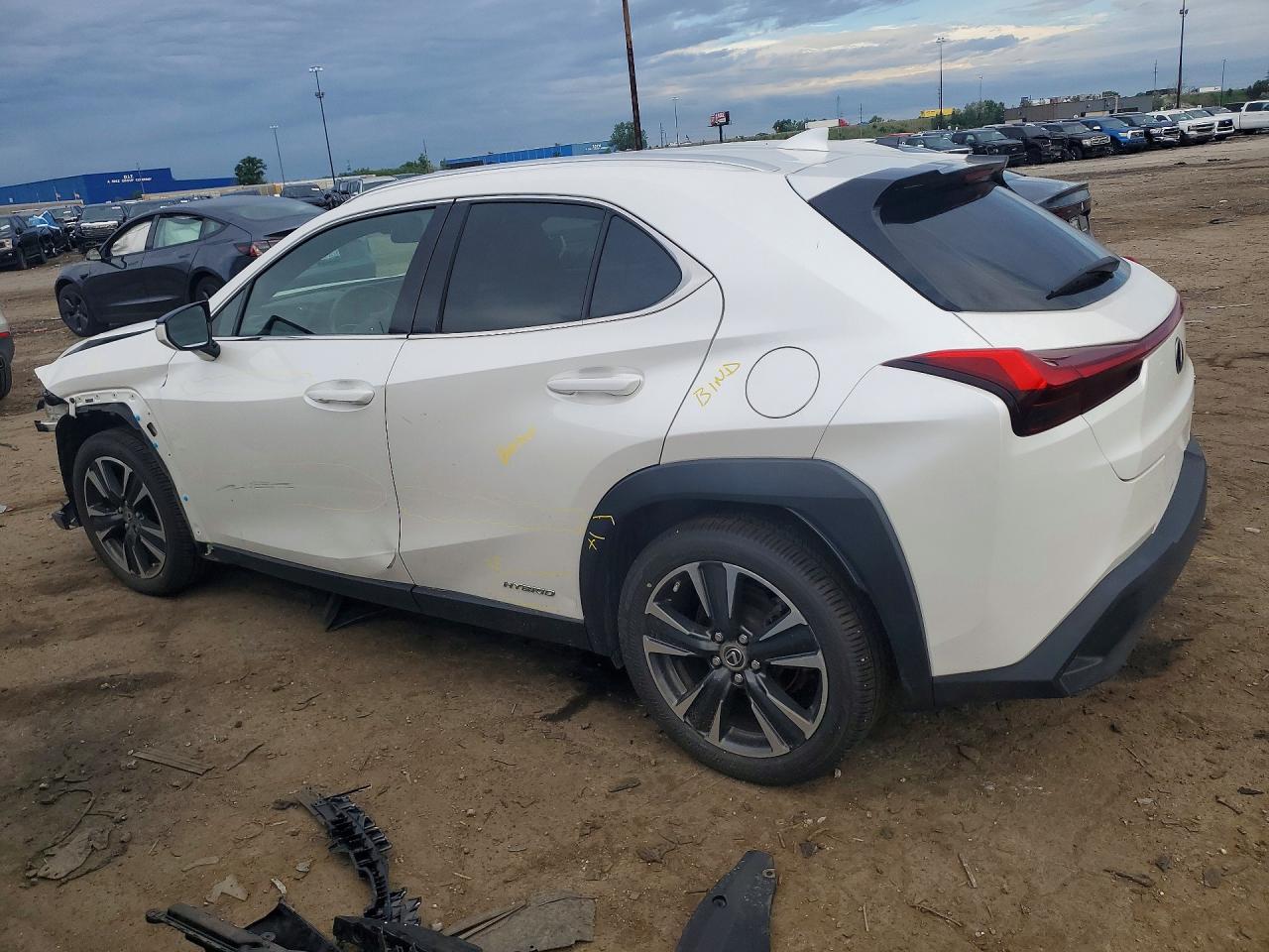 2019 Lexus Ux 250h White vin: JTHU9JBH6K2008397