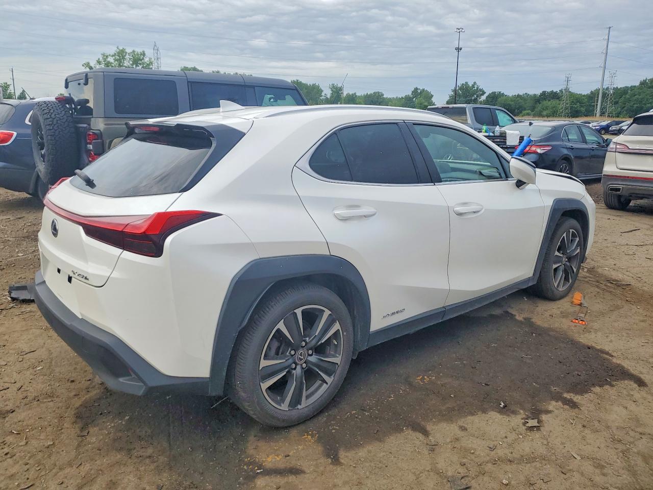 2019 Lexus Ux 250h White vin: JTHU9JBH6K2008397