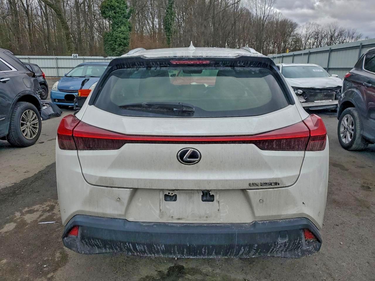 2019 Lexus Ux 250h White vin: JTHU9JBH8K2017912