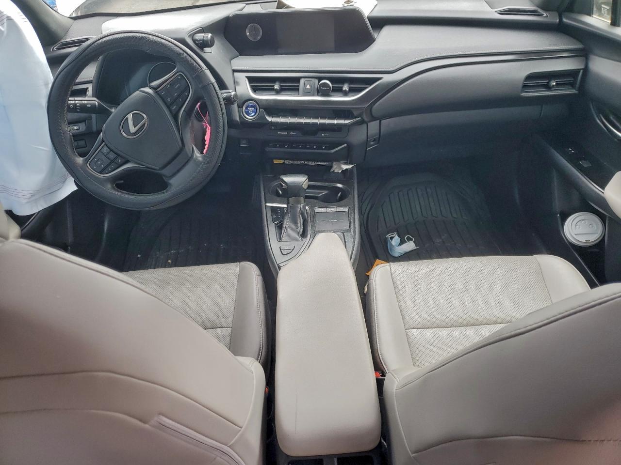 2019 Lexus Ux 250h White vin: JTHU9JBH8K2017912