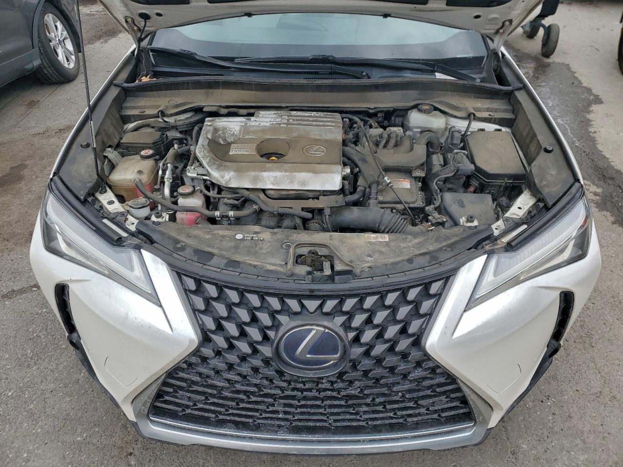 2019 Lexus Ux 250h White vin: JTHU9JBH8K2017912