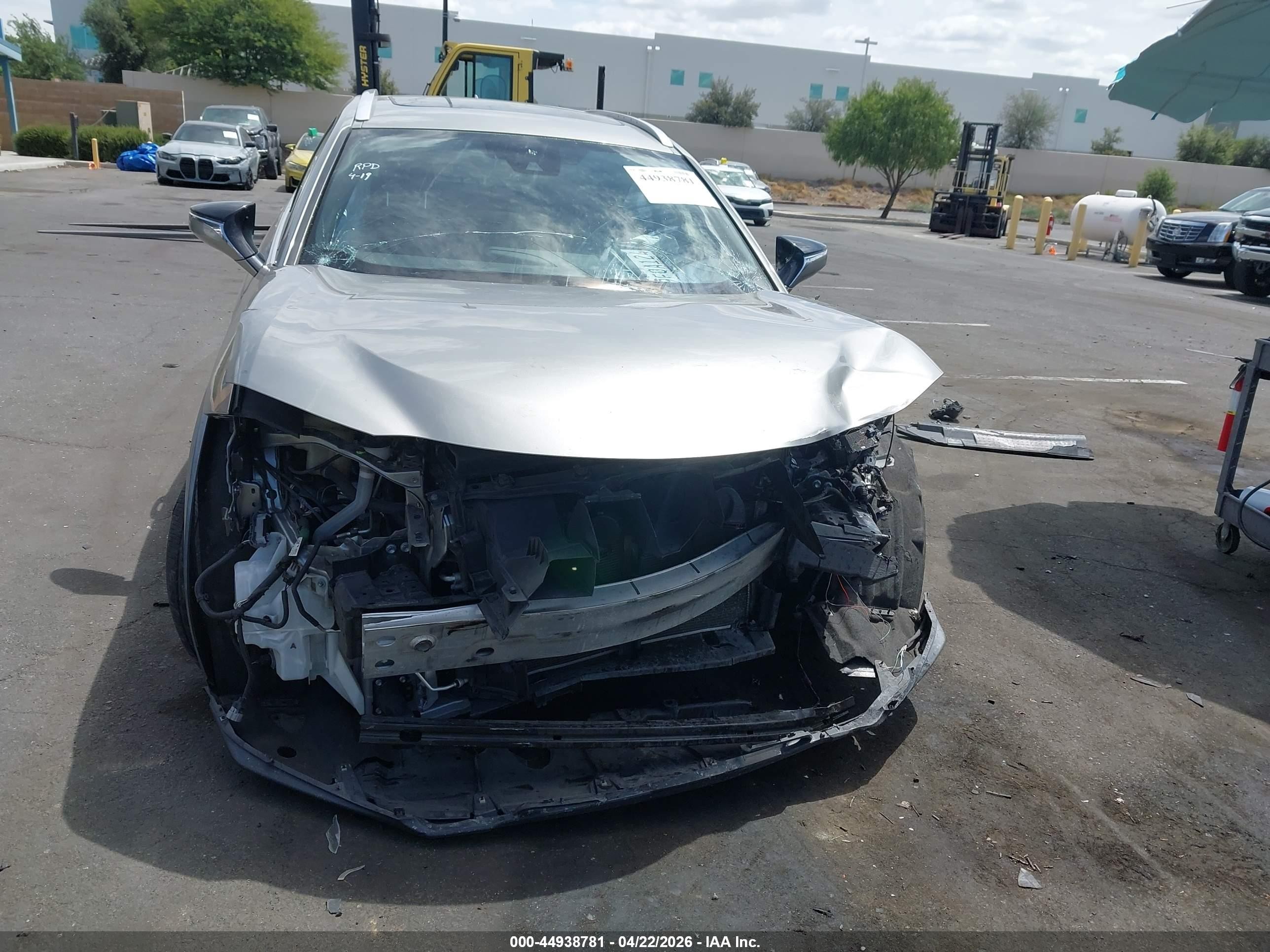 2019 Lexus Ux 200 F Sport Silver vin: JTHY3JBH2K2014605