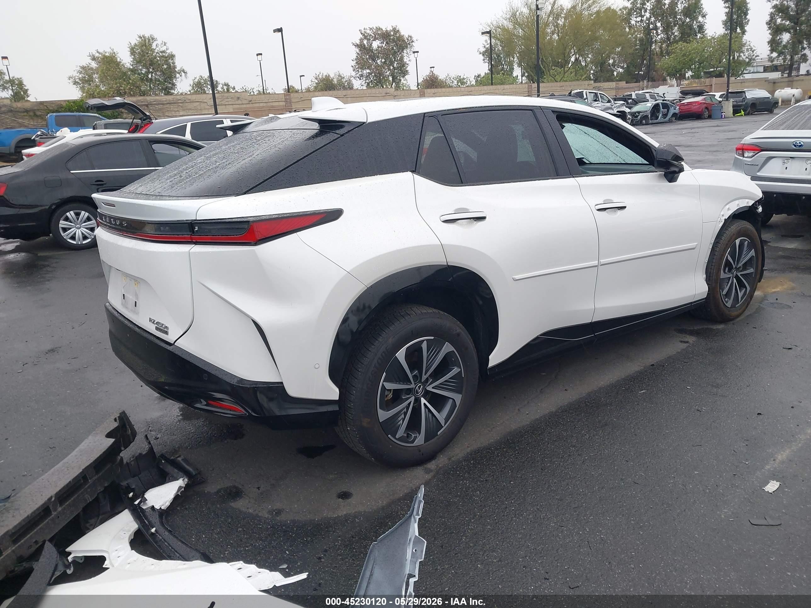 2025 Lexus Rz 450e Premium White vin: JTJAAAAB2SA028156