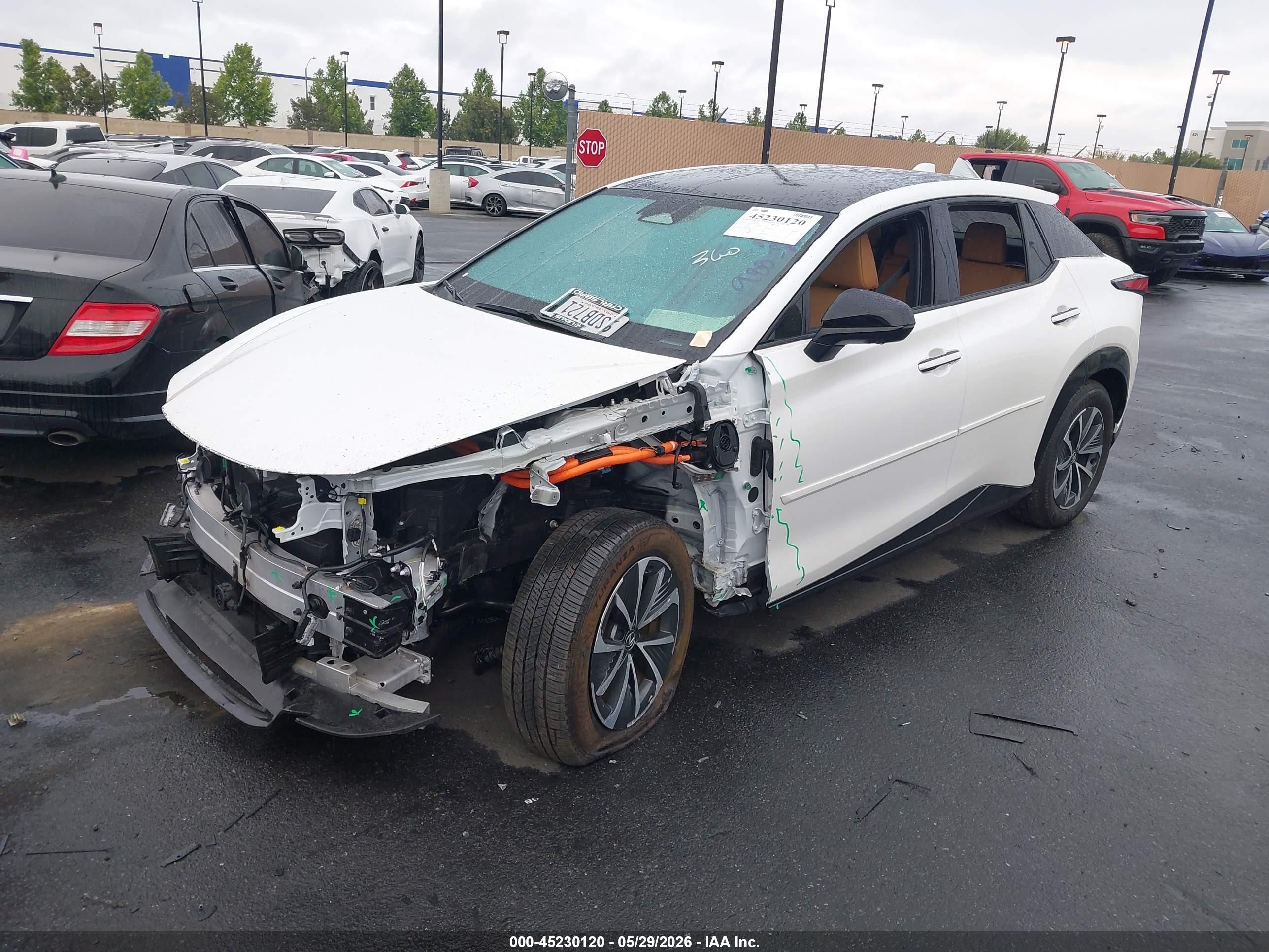 2025 Lexus Rz 450e Premium White vin: JTJAAAAB2SA028156