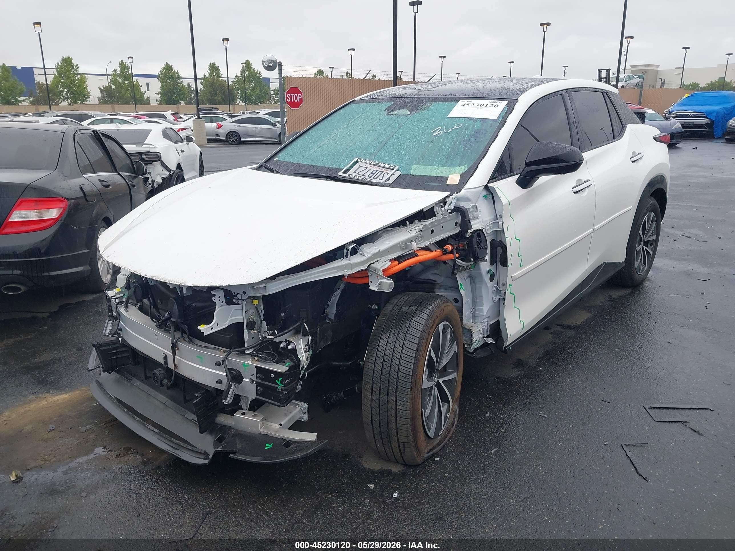 2025 Lexus Rz 450e Premium White vin: JTJAAAAB2SA028156